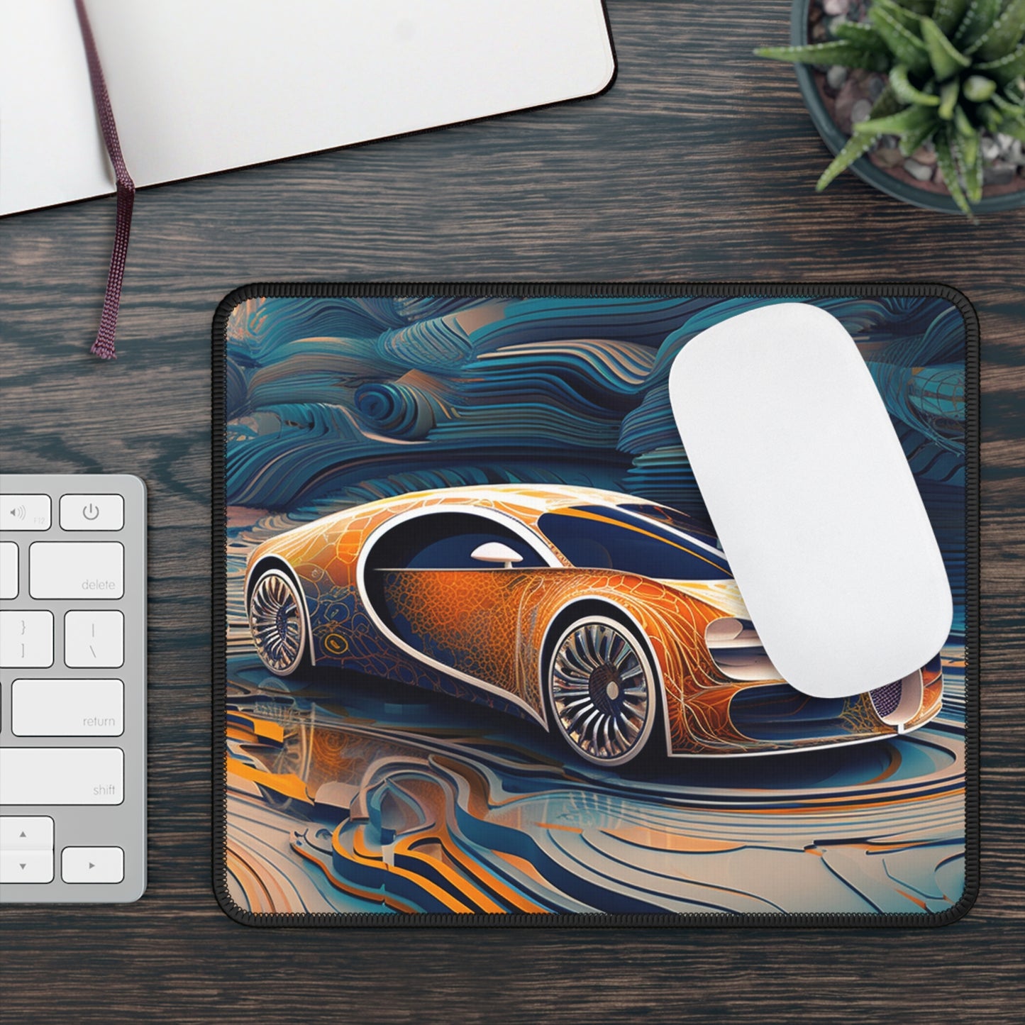 Gaming Mouse Pad  Bugatti Abstract Flair 1