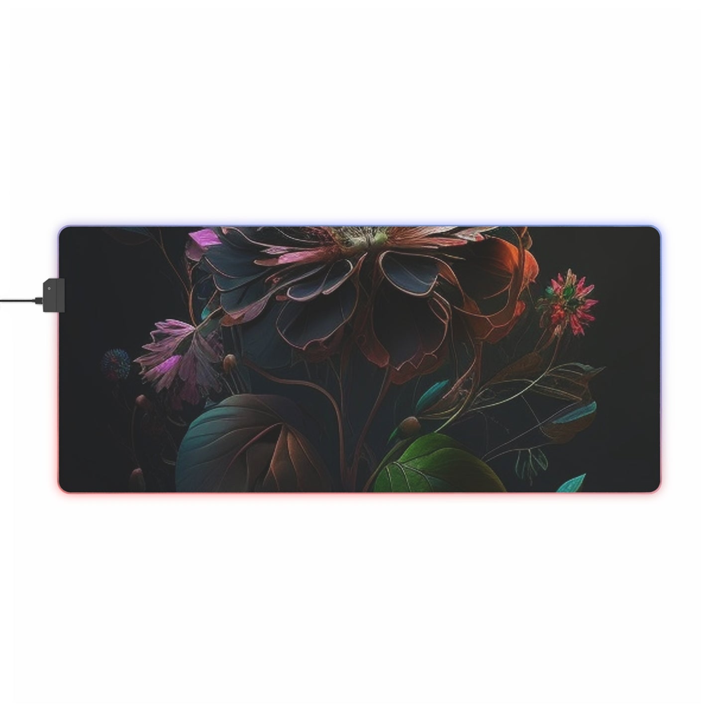 LED Gaming Mouse Pad Flower Arangment 2