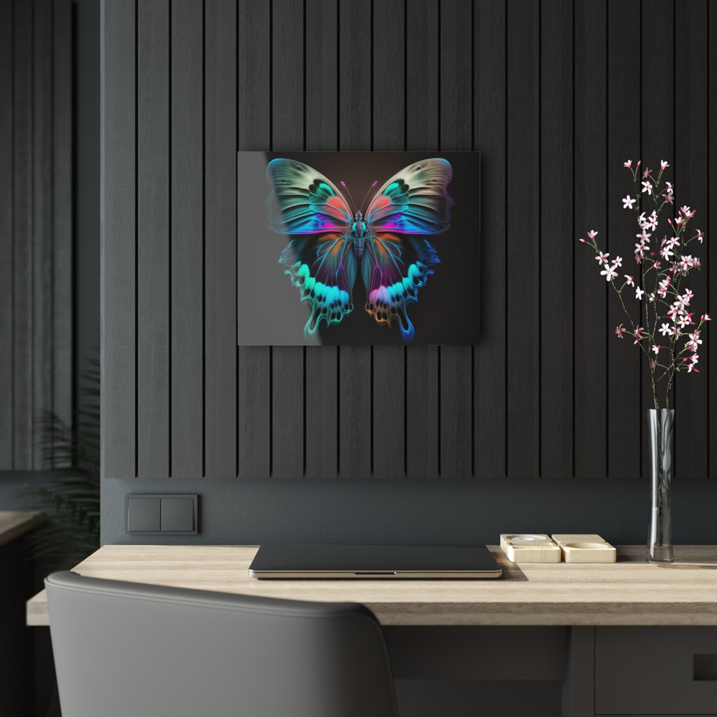 Acrylic Prints Raw Hyper Color Butterfly 2