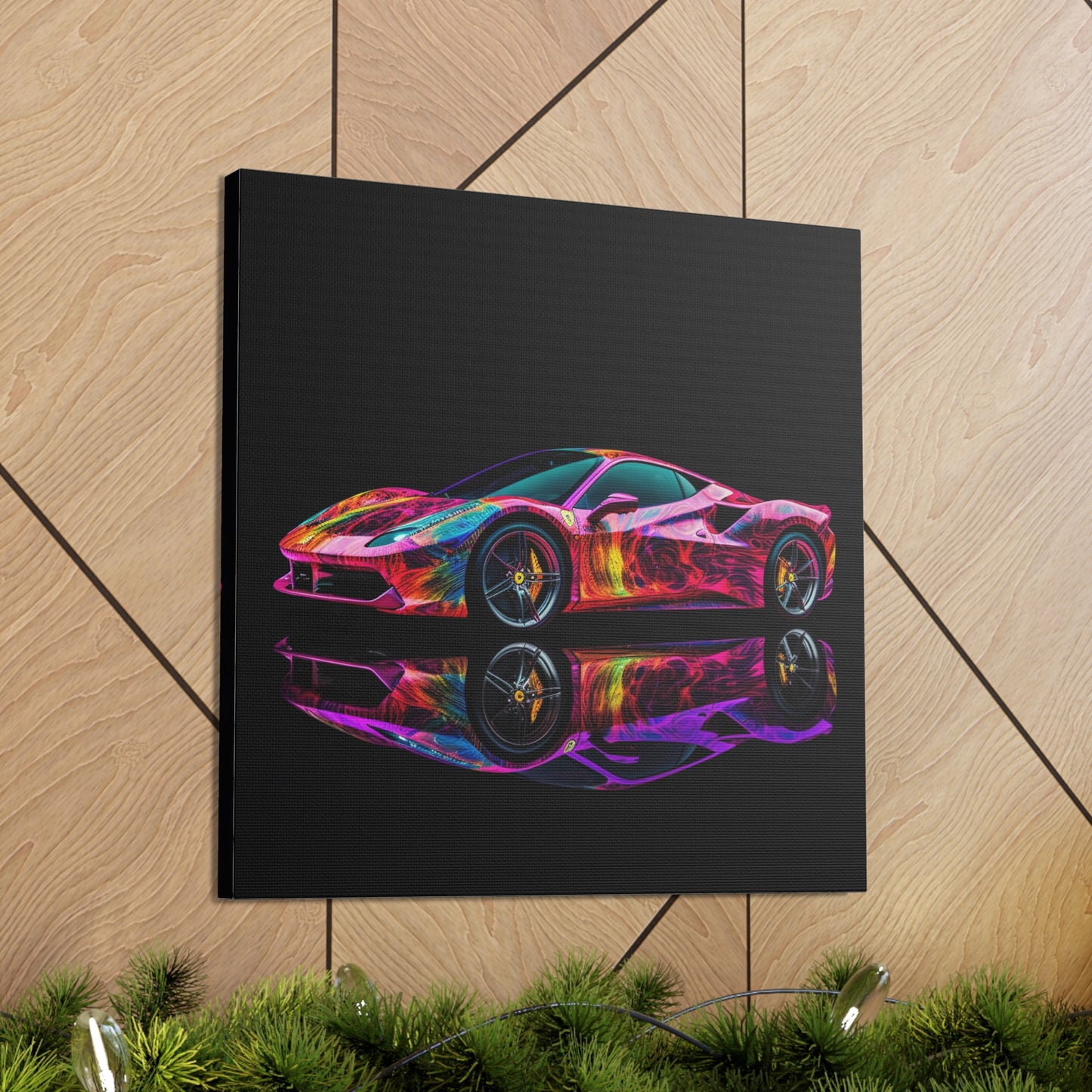 Canvas Gallery Wraps Ferrari Color 4