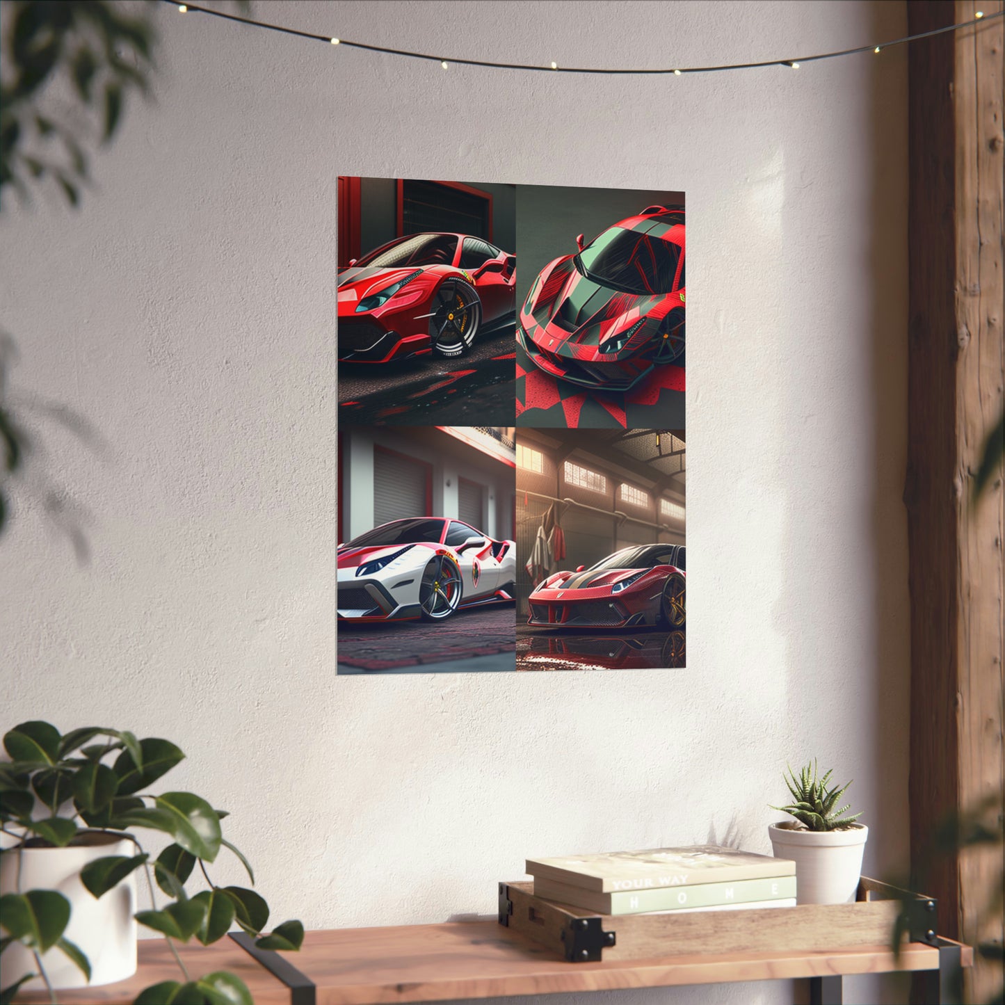 Premium Matte Vertical Posters Ferrari Hyper 5