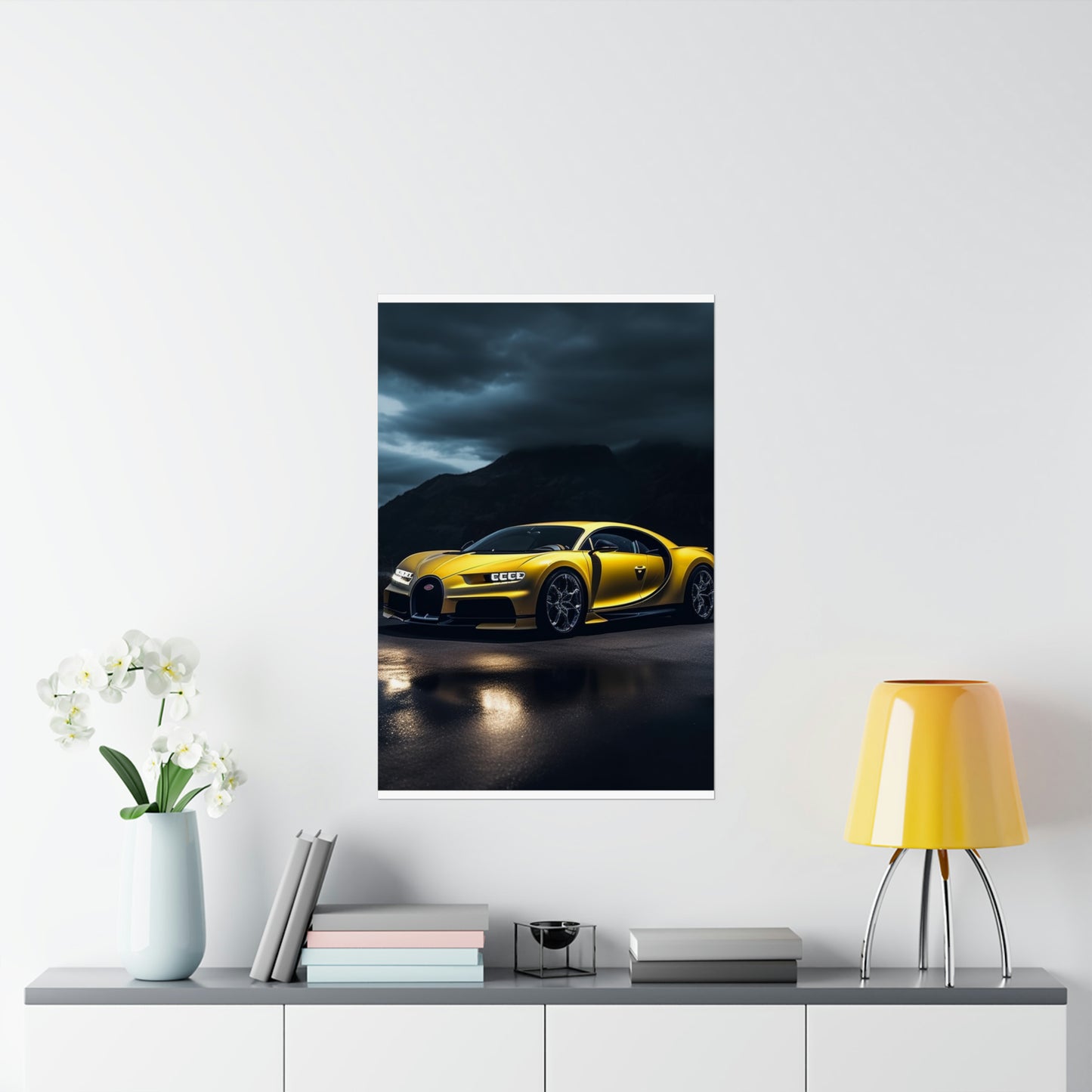 Premium Matte Vertical Posters Bugatti Real Look 4