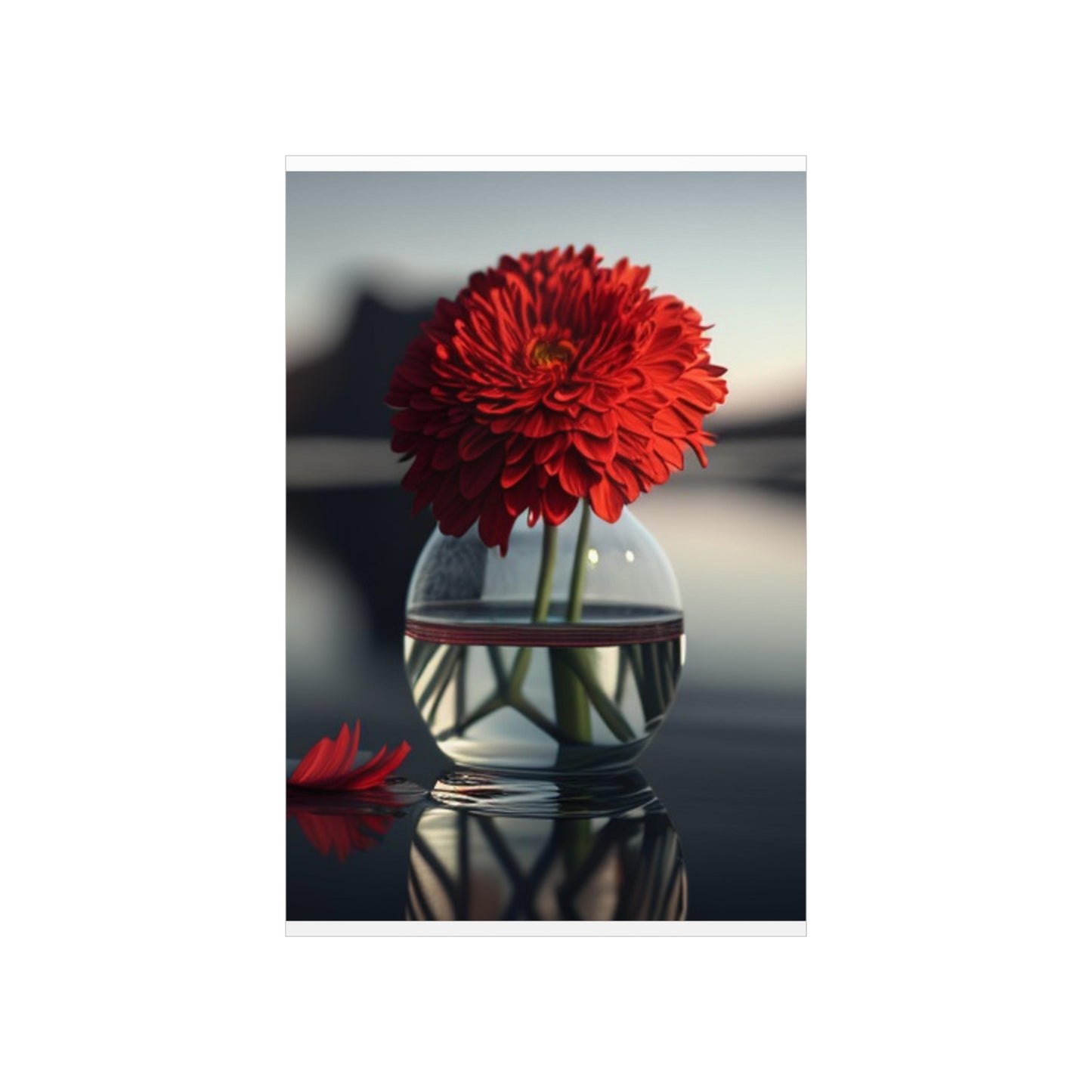 Premium Matte Vertical Posters Chrysanthemum 2