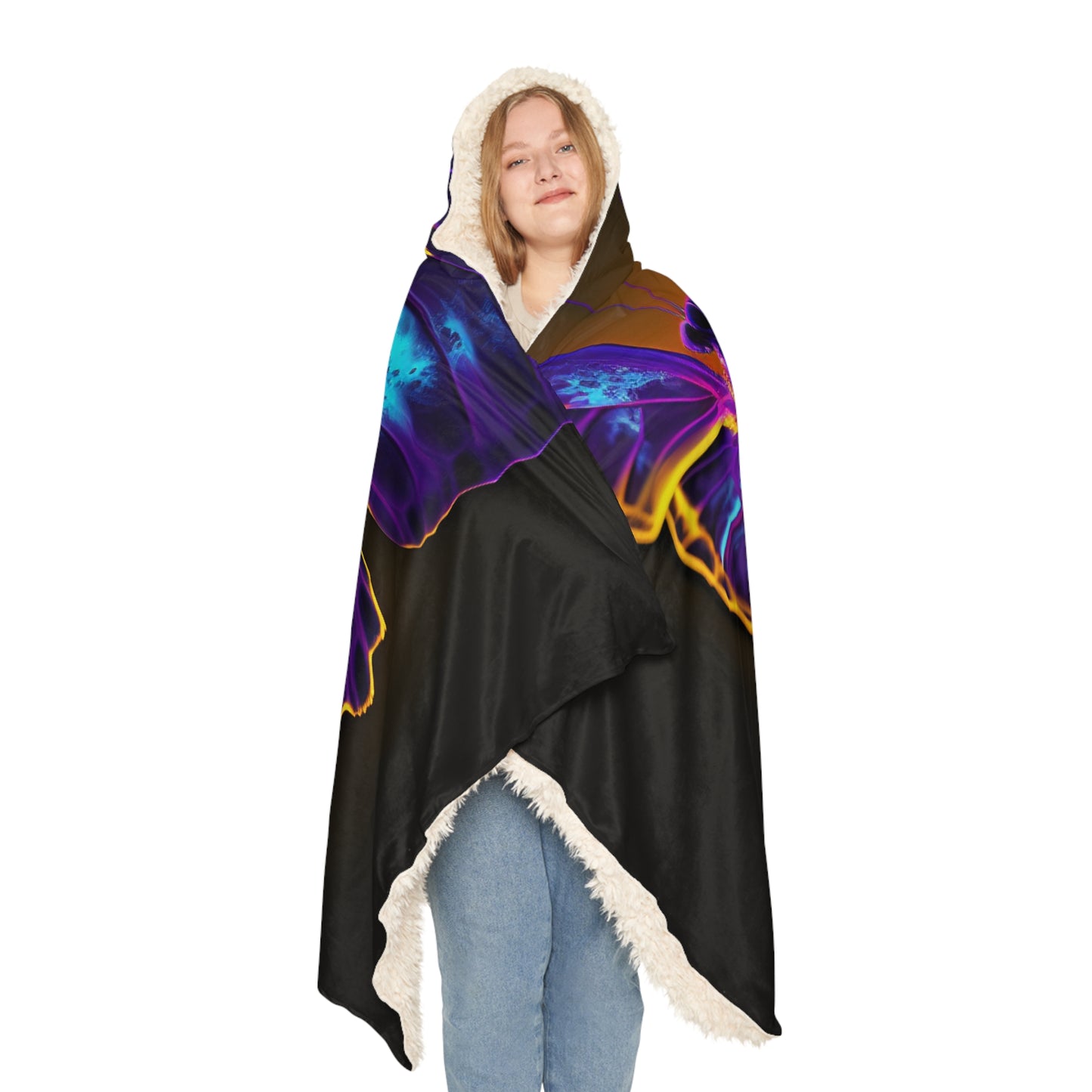 Snuggle Hooded Blanket Thermal Butterfly 4