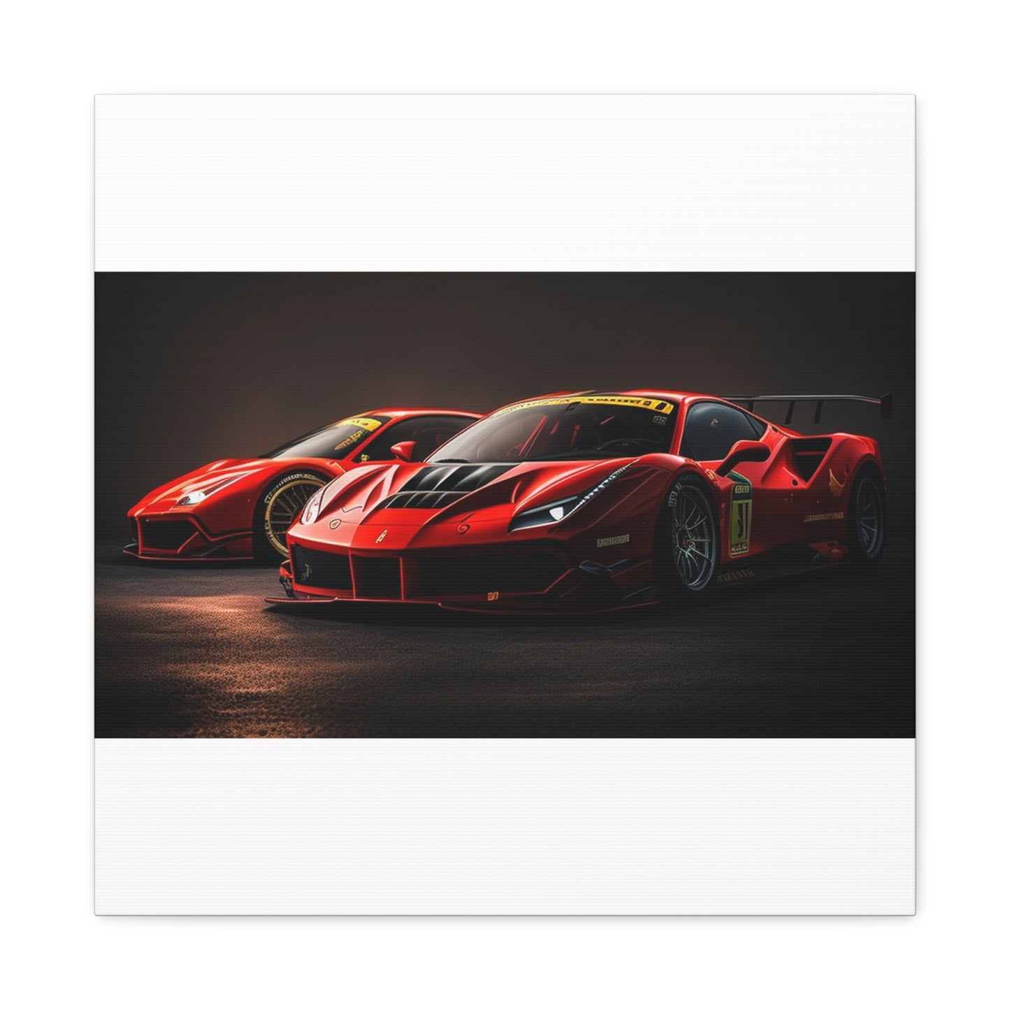 Canvas Gallery Wraps Ferrari Red 4