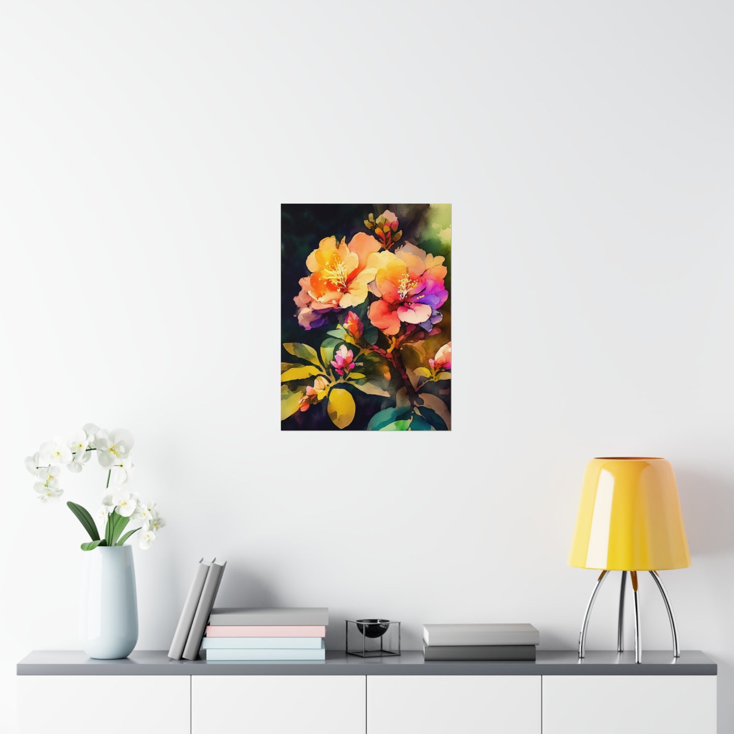 Premium Matte Vertical Posters Bright Spring Flowers 2