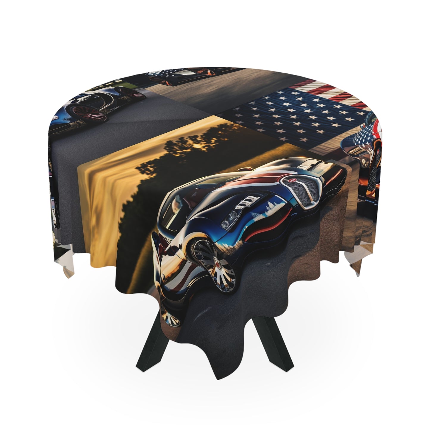 Tablecloth Bugatti Flag American 5