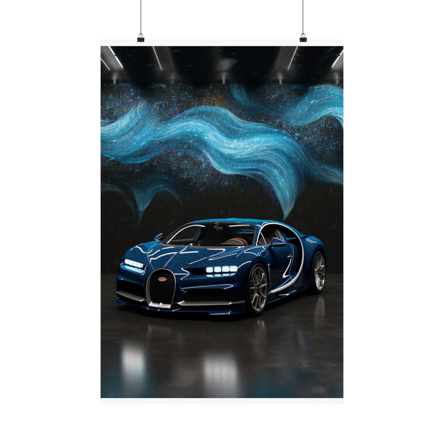 Premium Matte Vertical Posters Hyper Bugatti 3