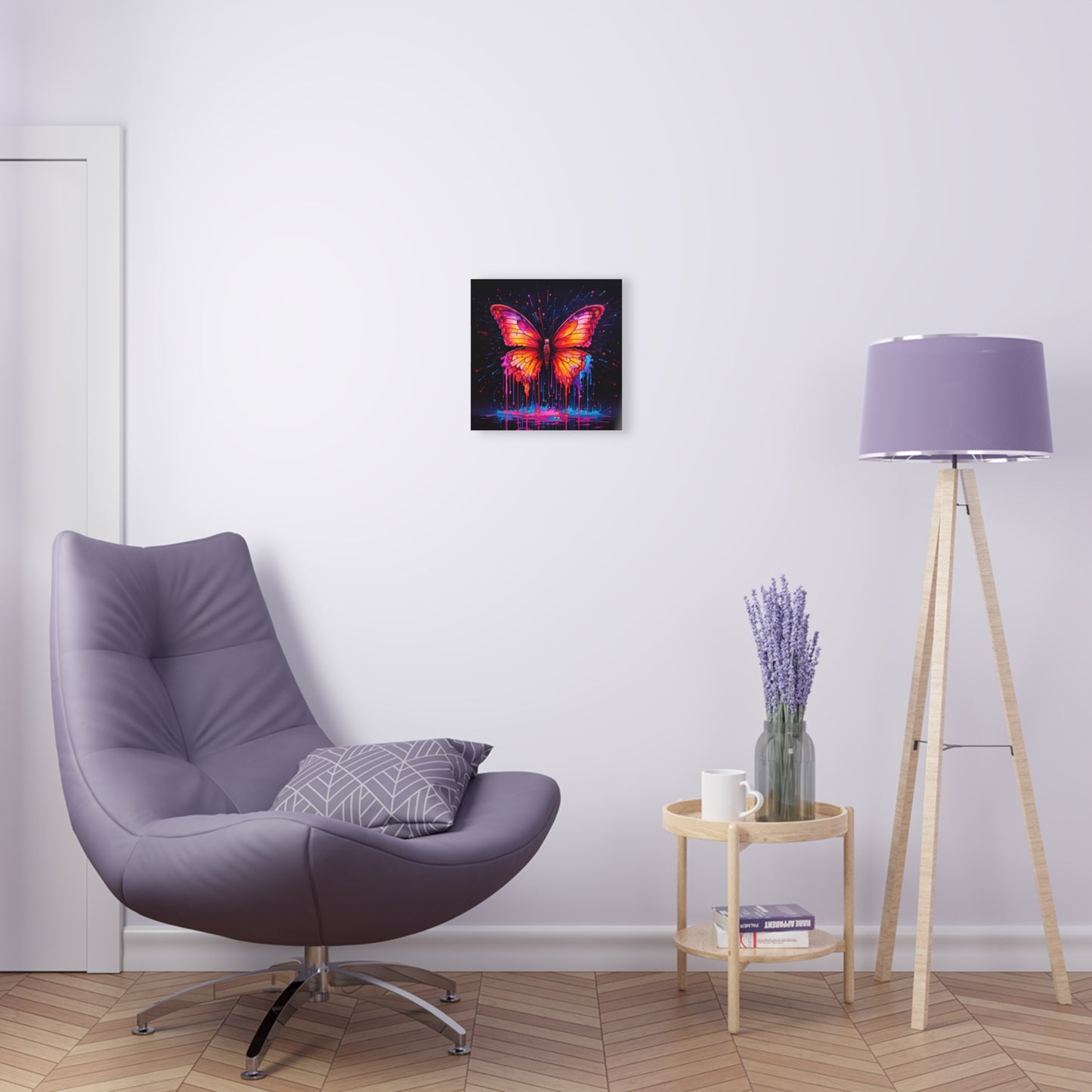 Acrylic Prints Pink Butterfly Flair 4