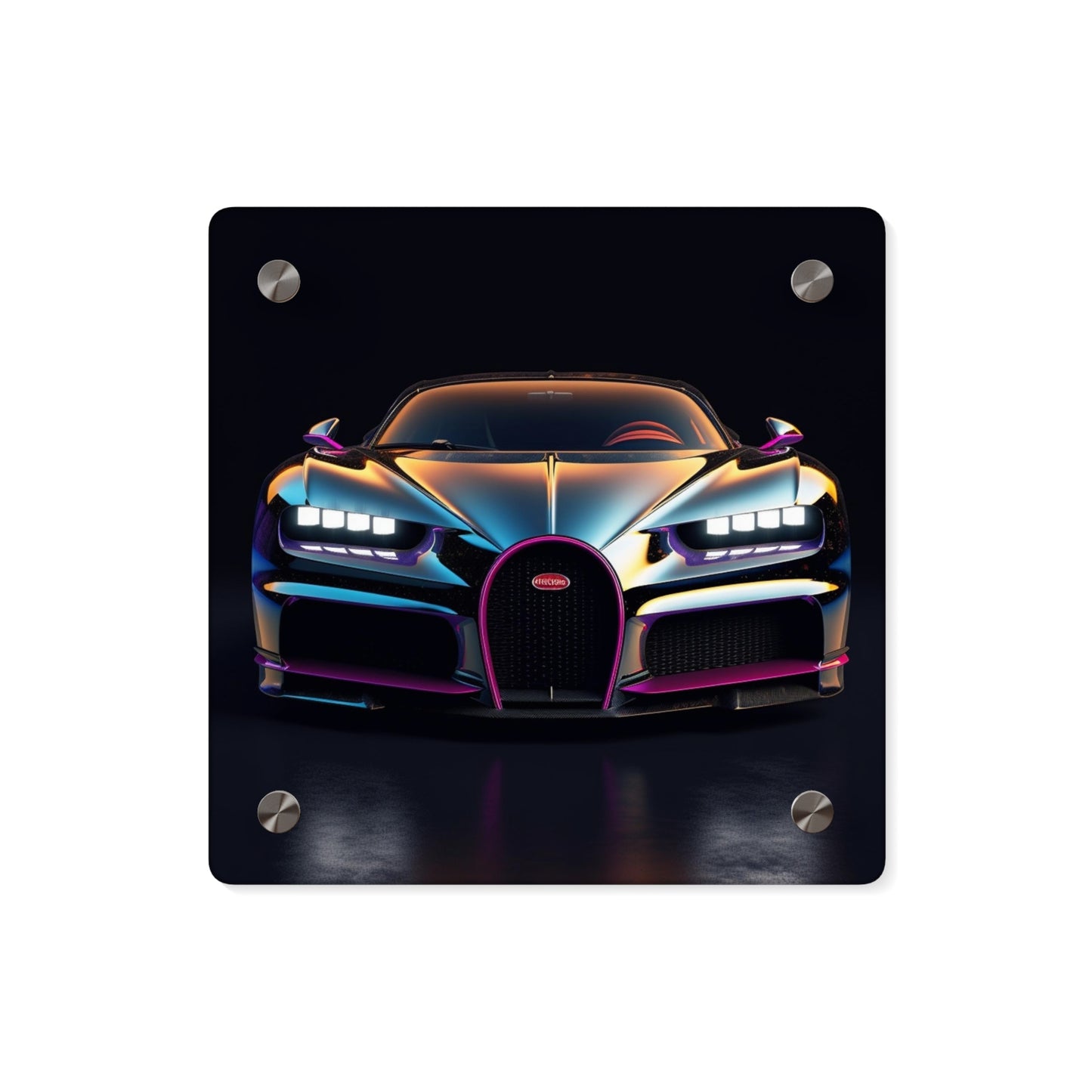 Acrylic Wall Art Panels Hyper Bugatti Chiron 1