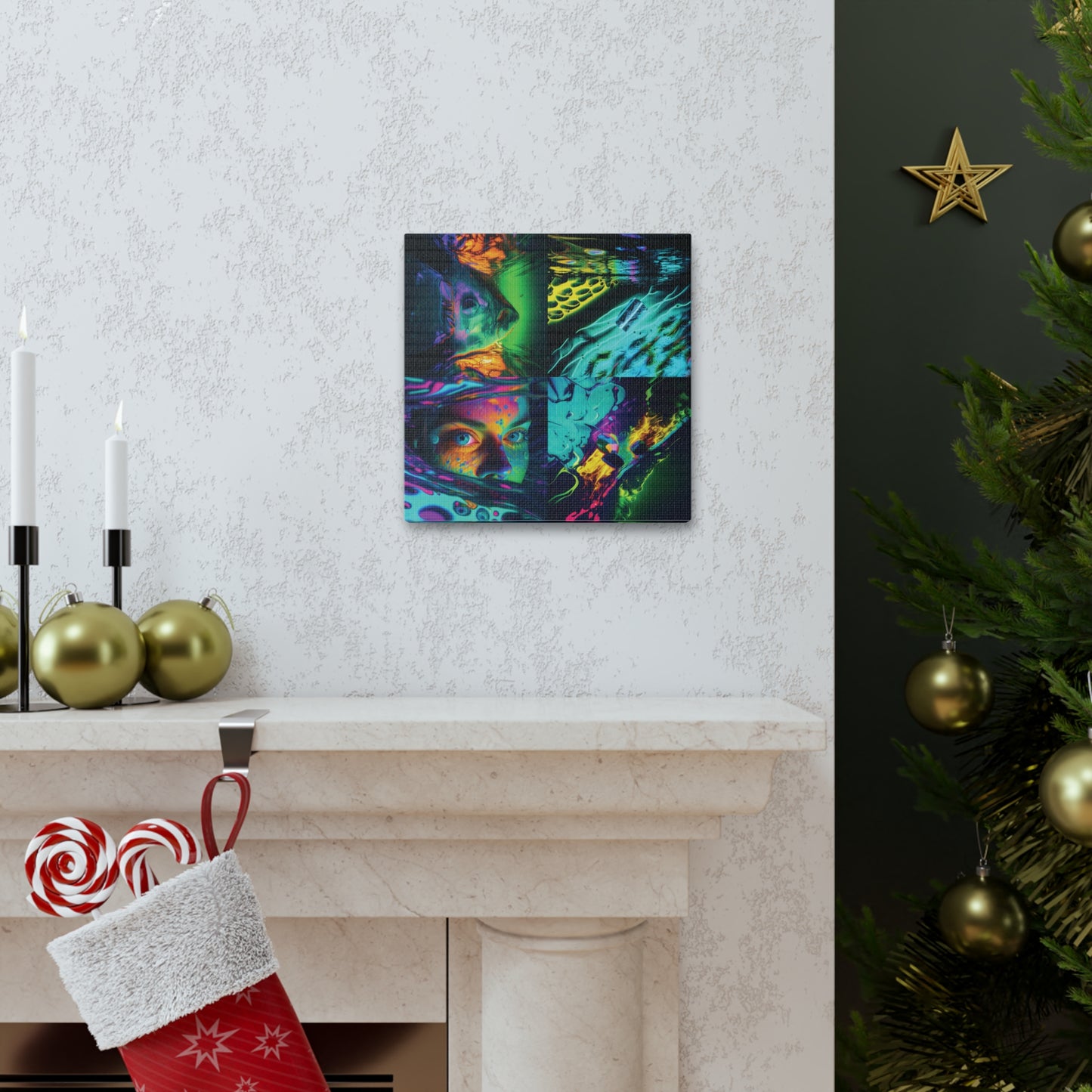 Canvas Gallery Wraps Florescent Glow 5