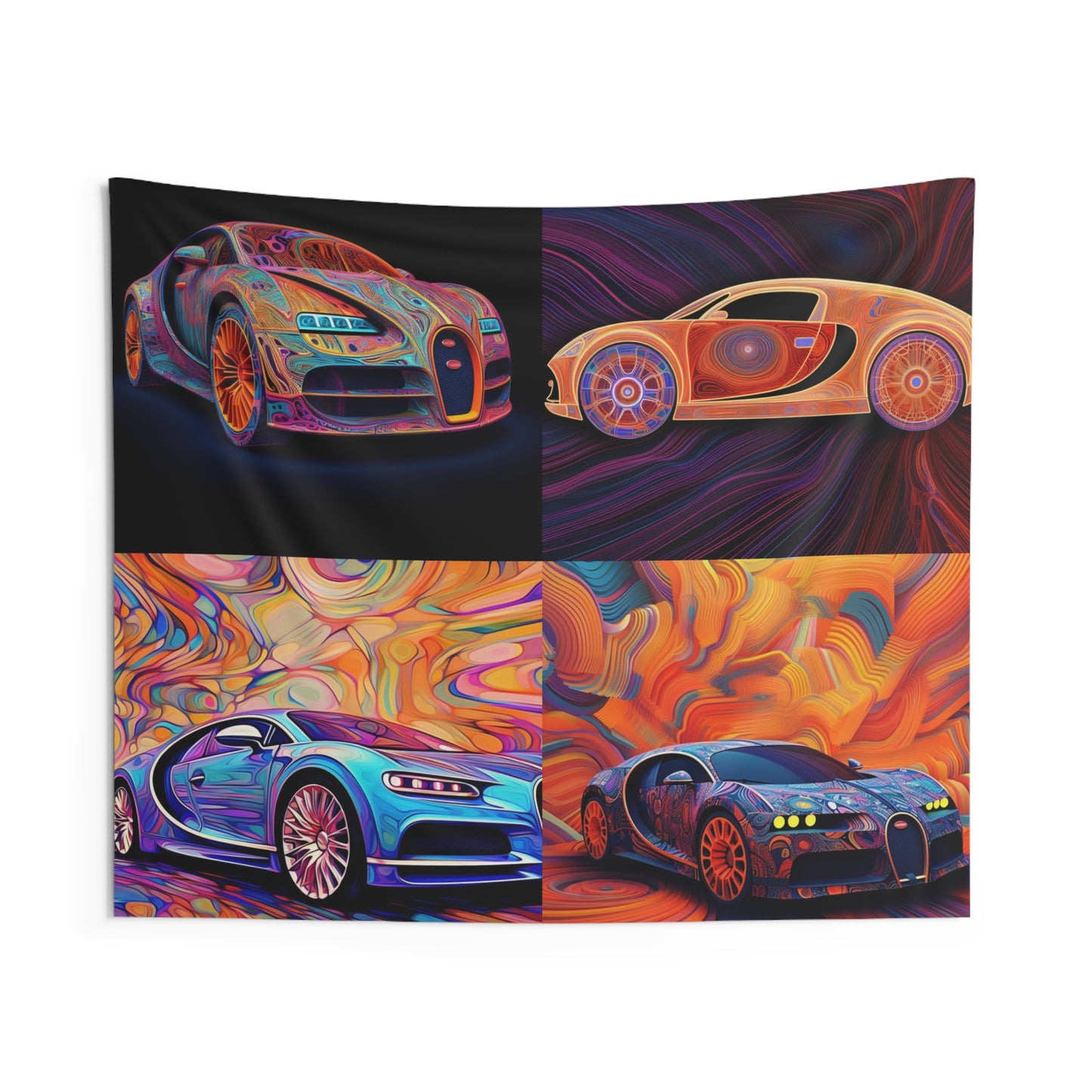 Indoor Wall Tapestries Bugatti Abstract Concept 5