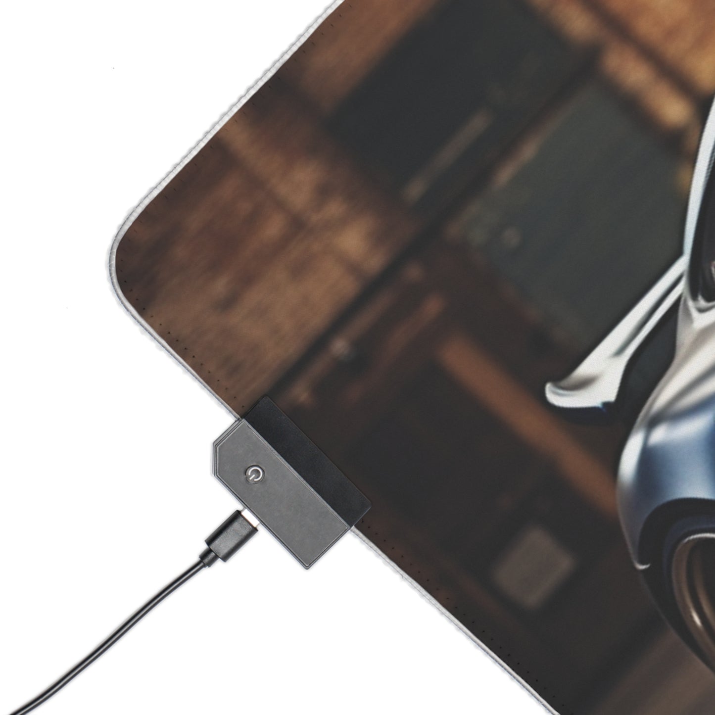 LED Gaming Mouse Pad American Flag Porsche 1