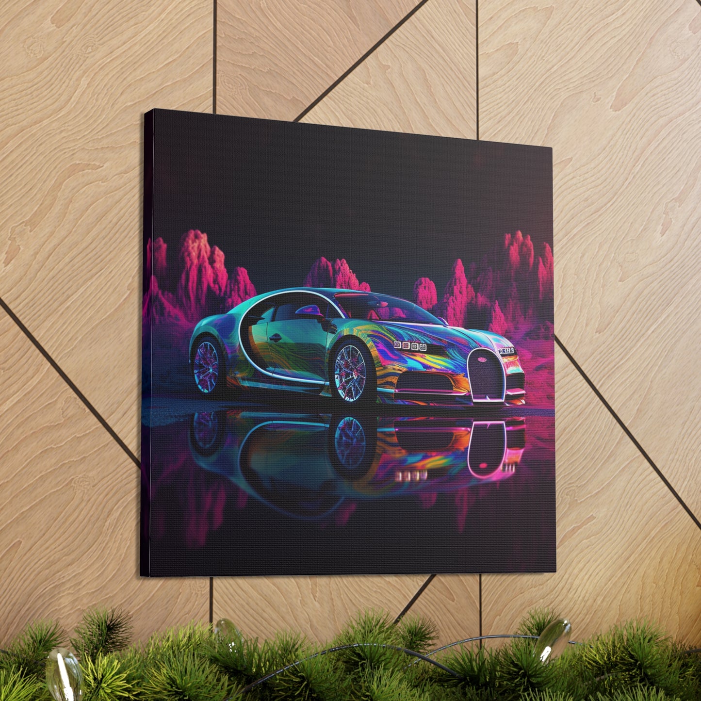 Canvas Gallery Wraps Florescent Bugatti Flair 2