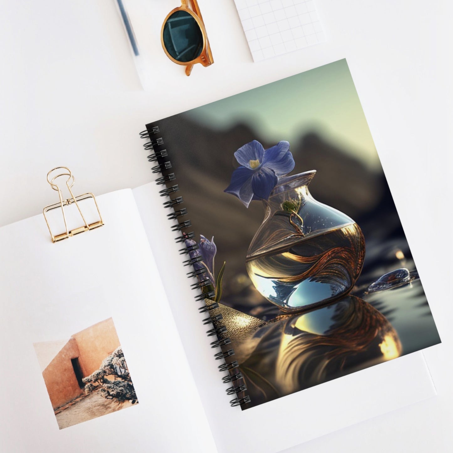 Spiral Notebook - Ruled Line The Bluebell 1