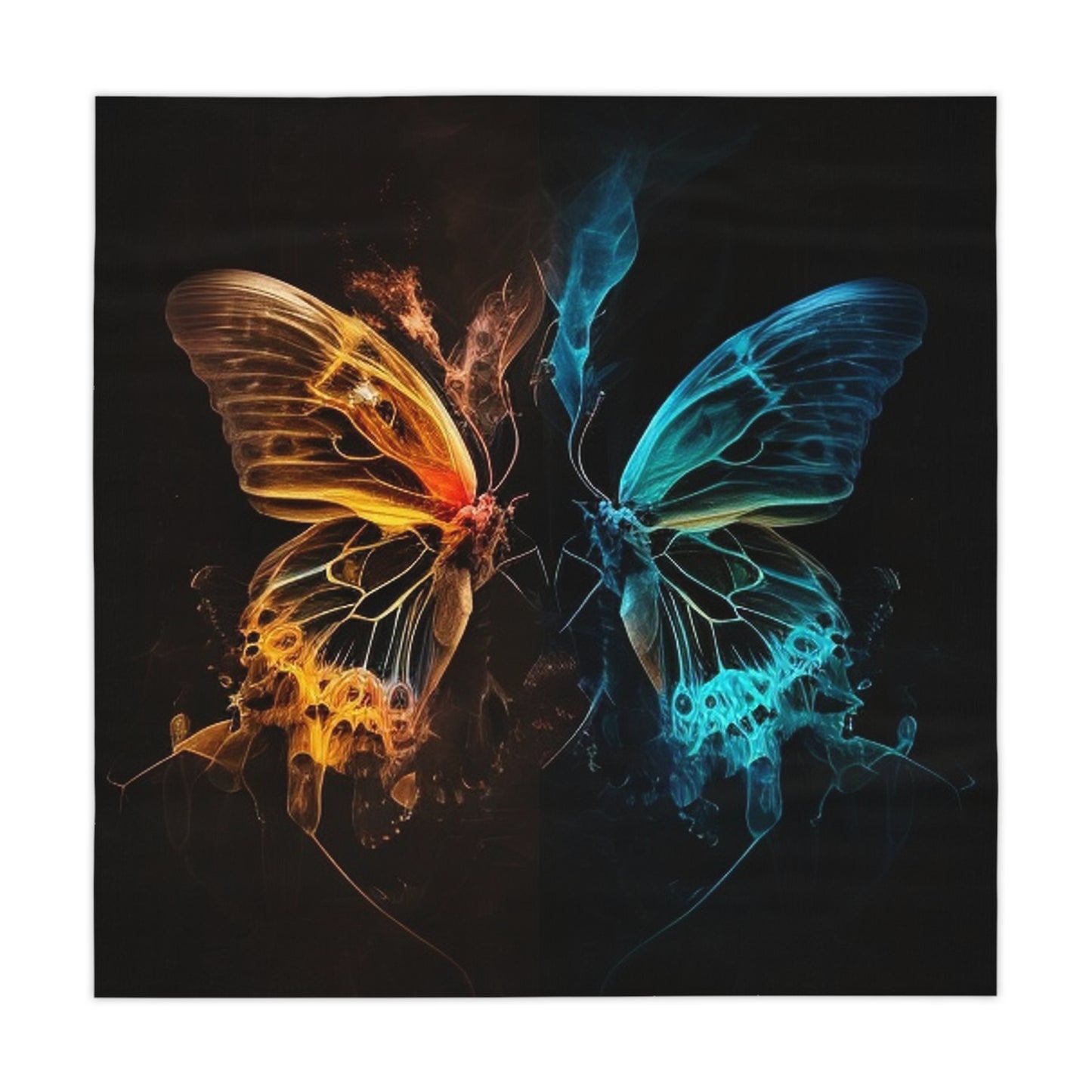 Tablecloth Kiss Neon Butterfly 3
