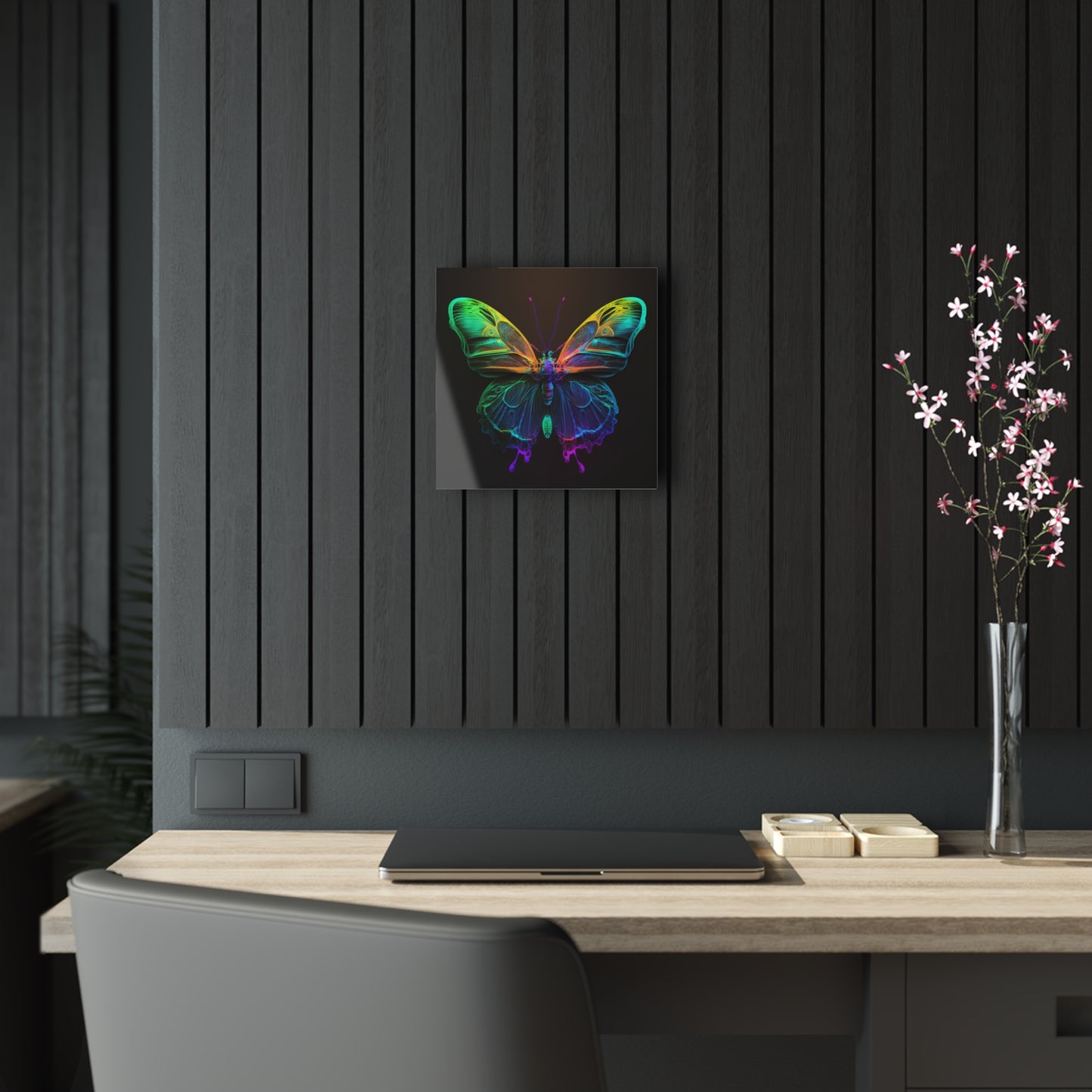 Acrylic Prints Raw Hyper Color Butterfly 3