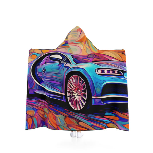 Hooded Blanket Bugatti Abstract Concept 3