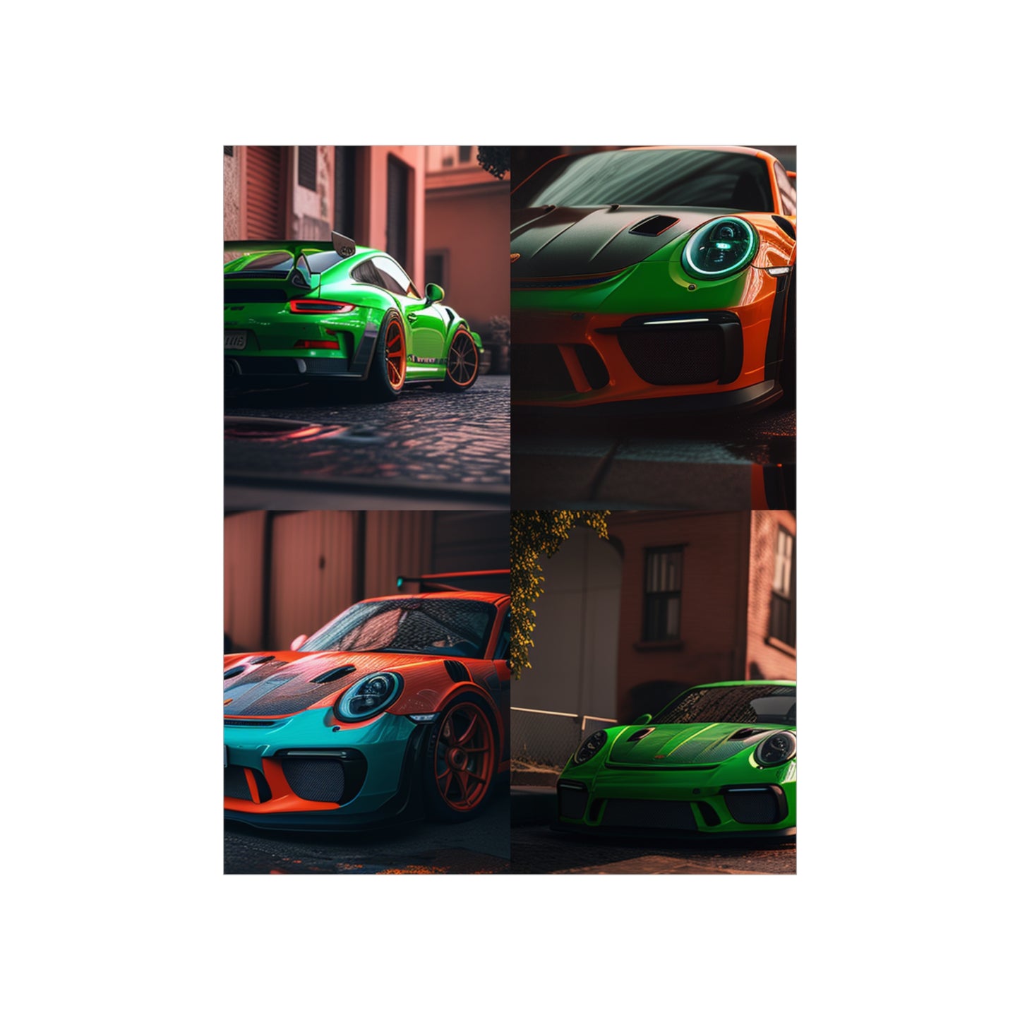 Premium Matte Vertical Posters porsche 911 gt3 5