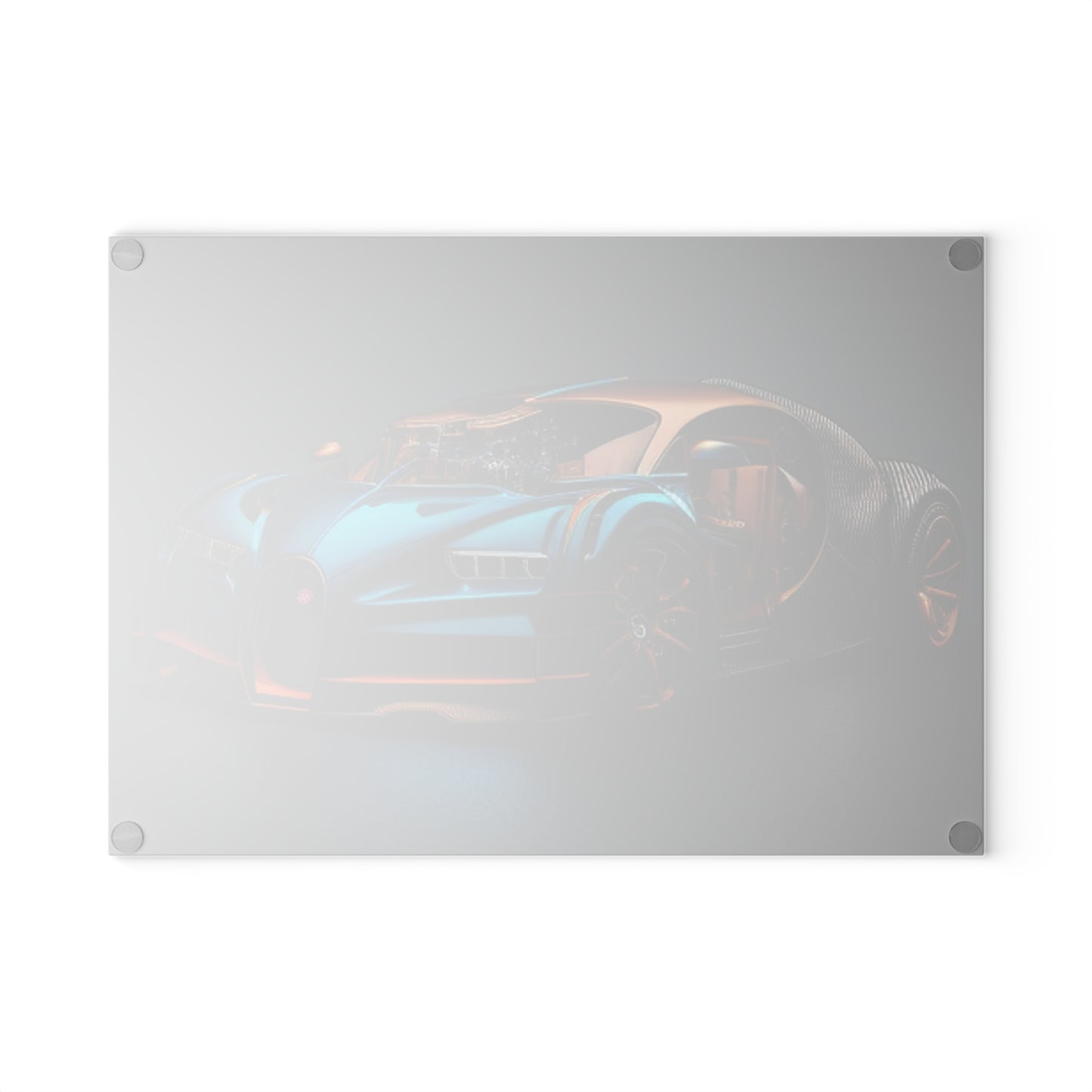 Glass Cutting Board Bugatti Blue 4