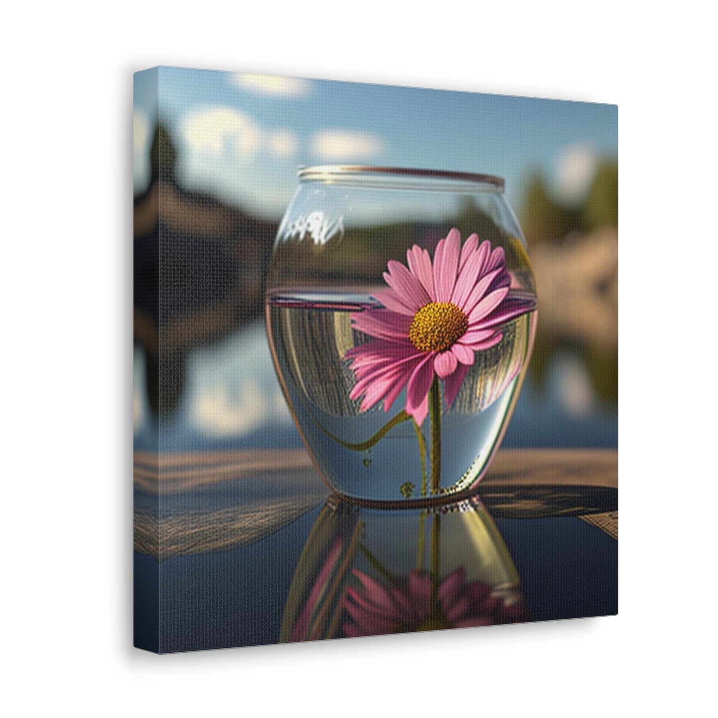Canvas Gallery Wraps Pink Daisy 3