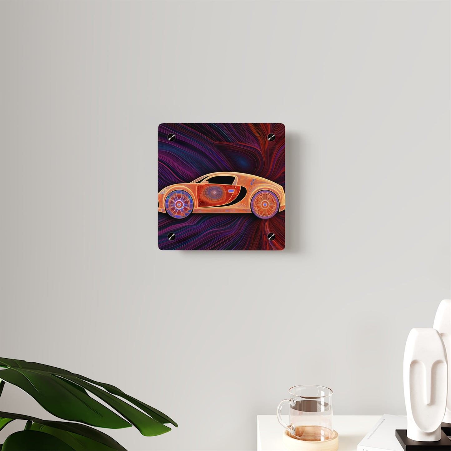 Acrylic Wall Art Panels Bugatti Abstract Concept 2