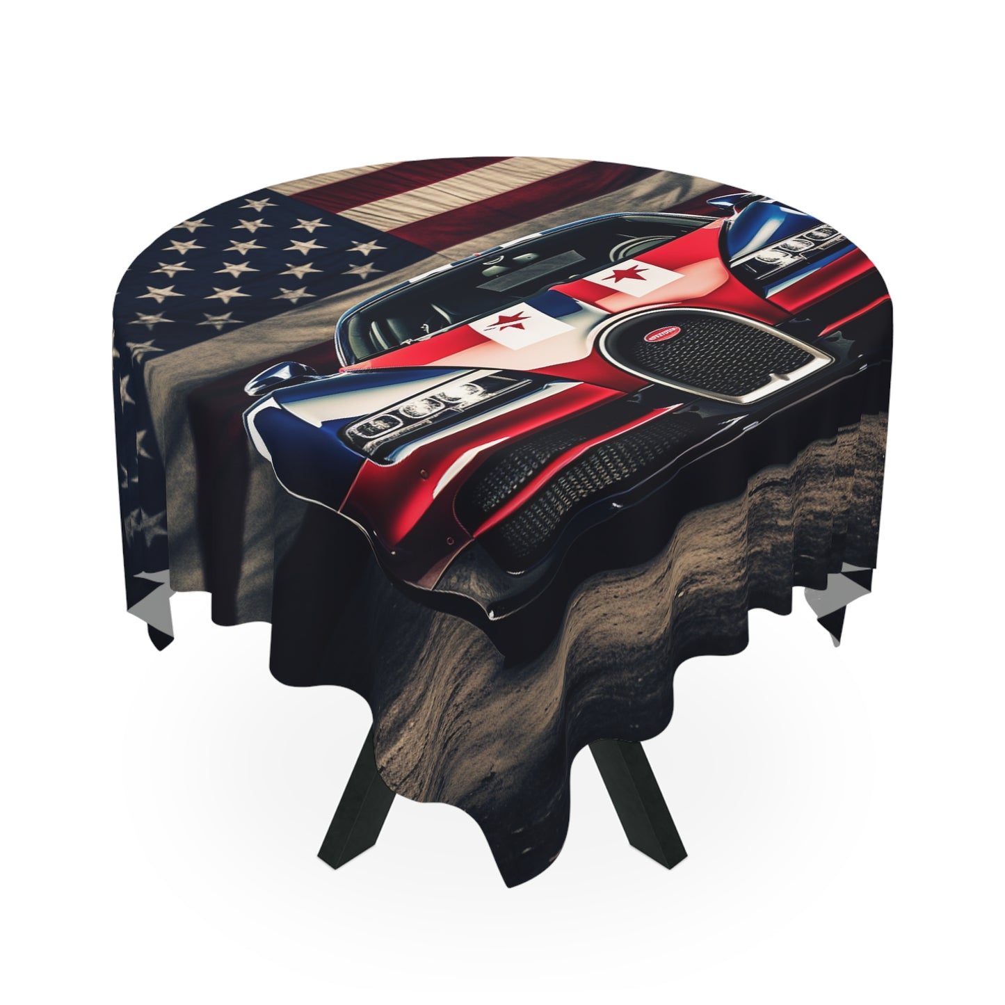 Tablecloth Bugatti American Flag 3