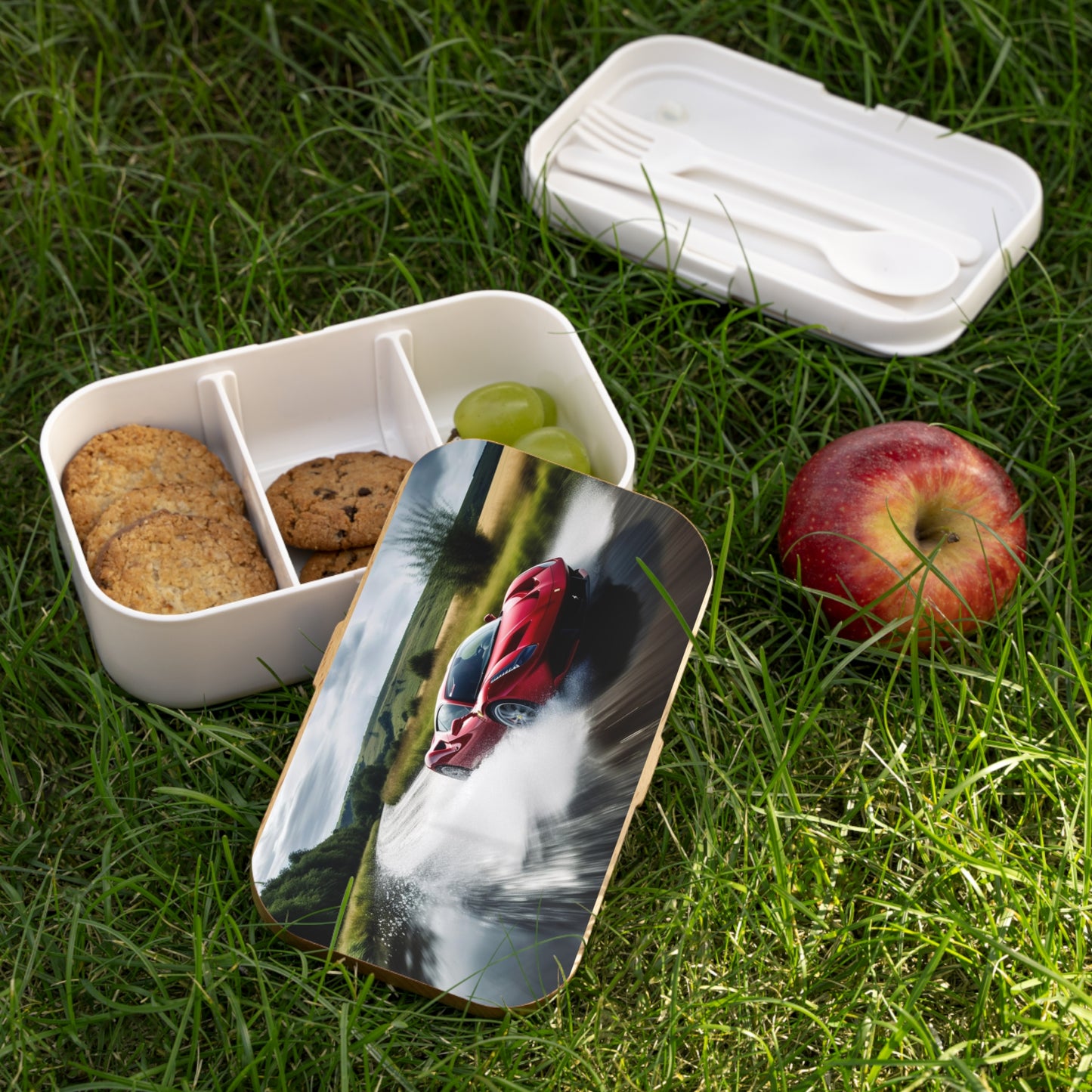 Bento Lunch Box Water Ferrari Splash 4