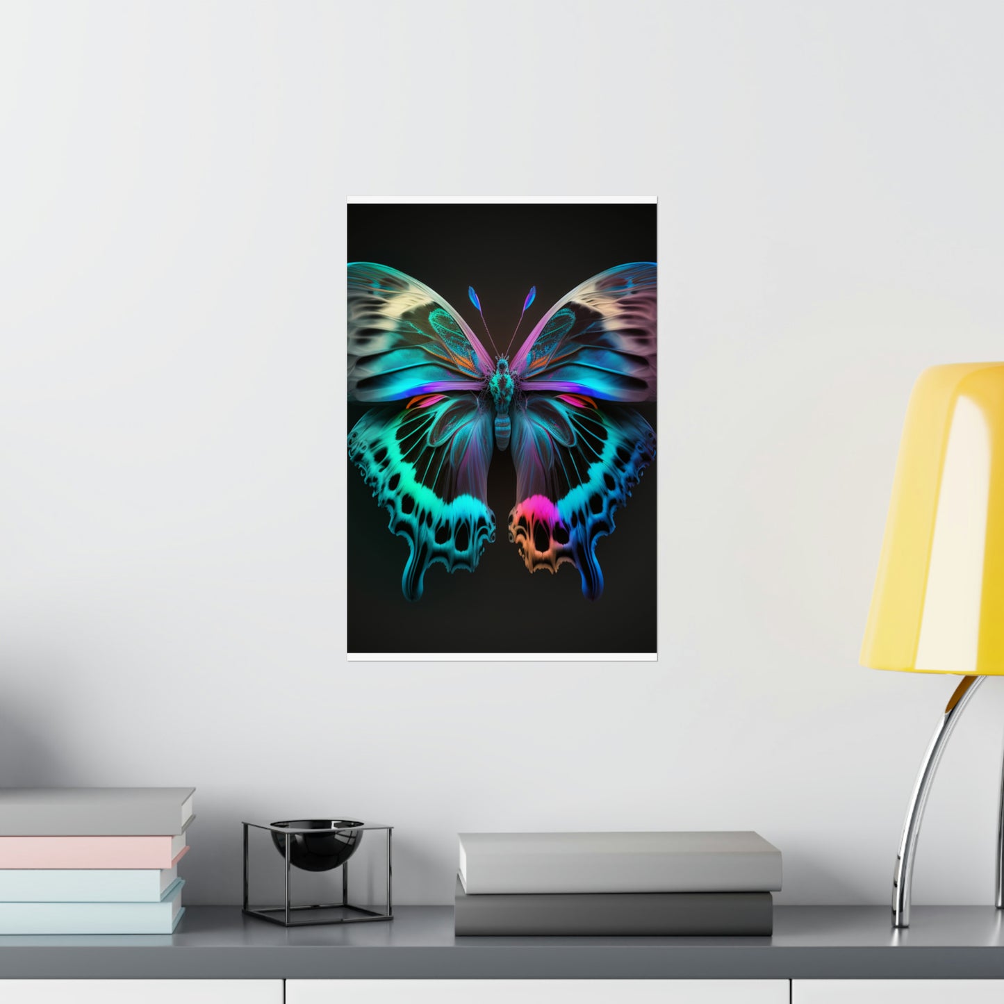 Premium Matte Vertical Posters Raw Florescent Glow 2