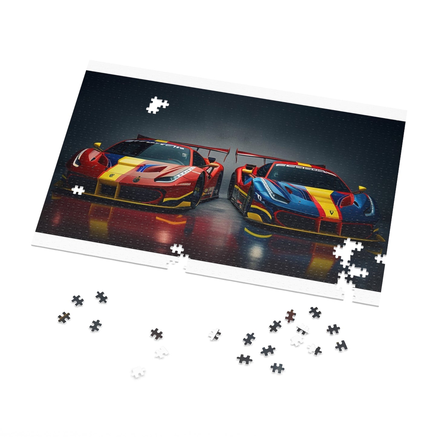 Jigsaw Puzzle (30, 110, 252, 500,1000-Piece) Ferrari Red Blue 4
