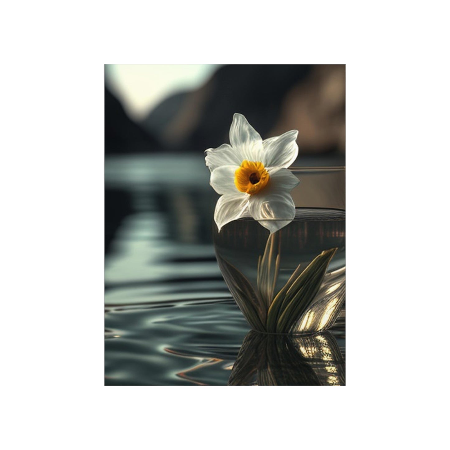 Premium Matte Vertical Posters Daffodil 2