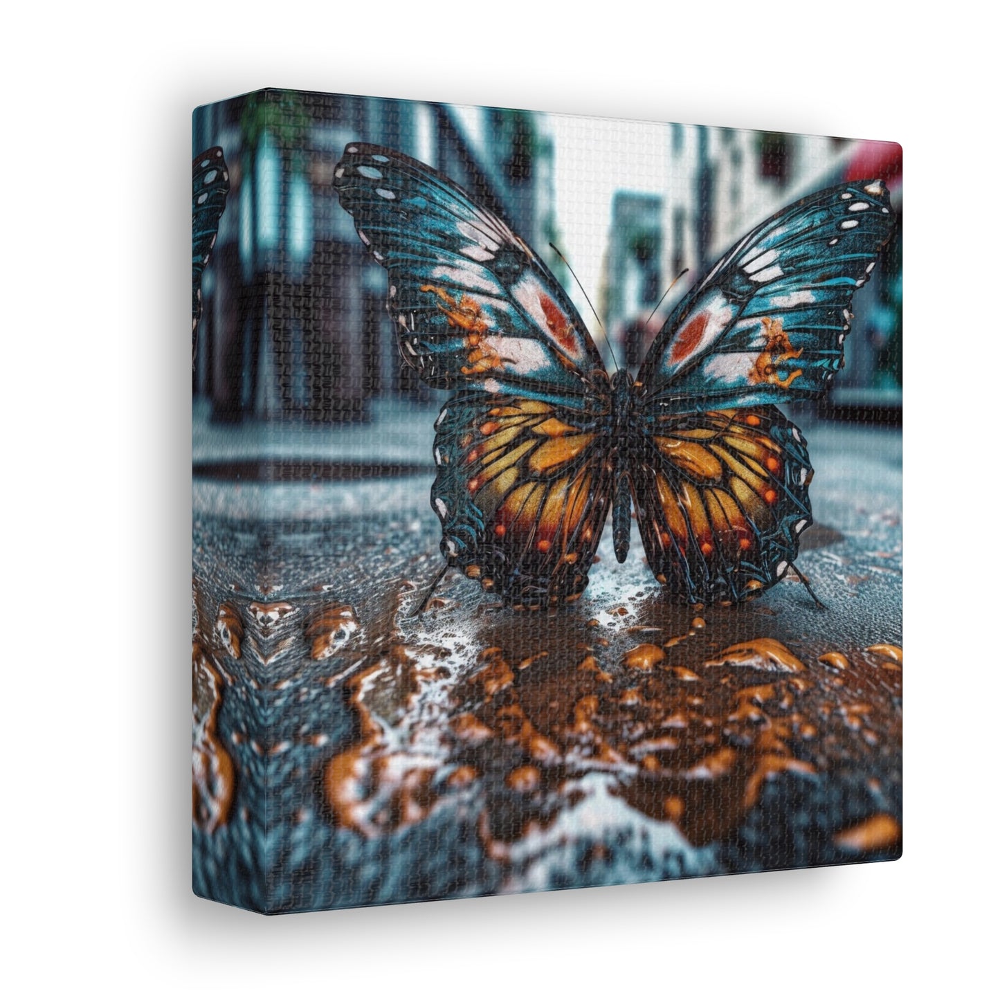 Canvas Gallery Wraps Water Butterfly Street 3