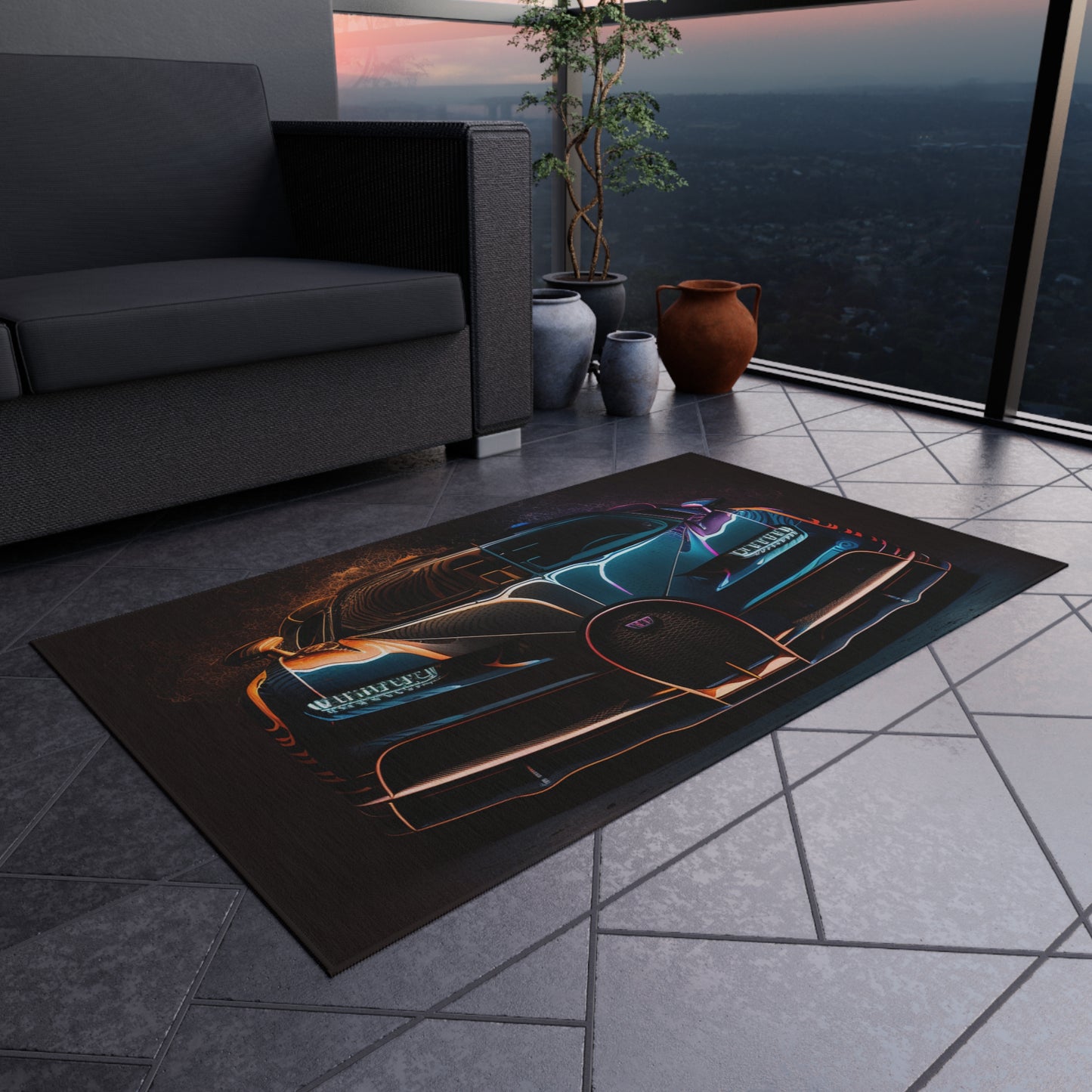 Outdoor Rug  Bugatti Chiron Super 3