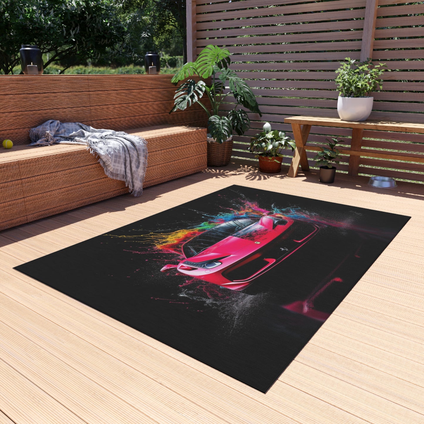 Outdoor Rug  Ferrari Water Splash 2