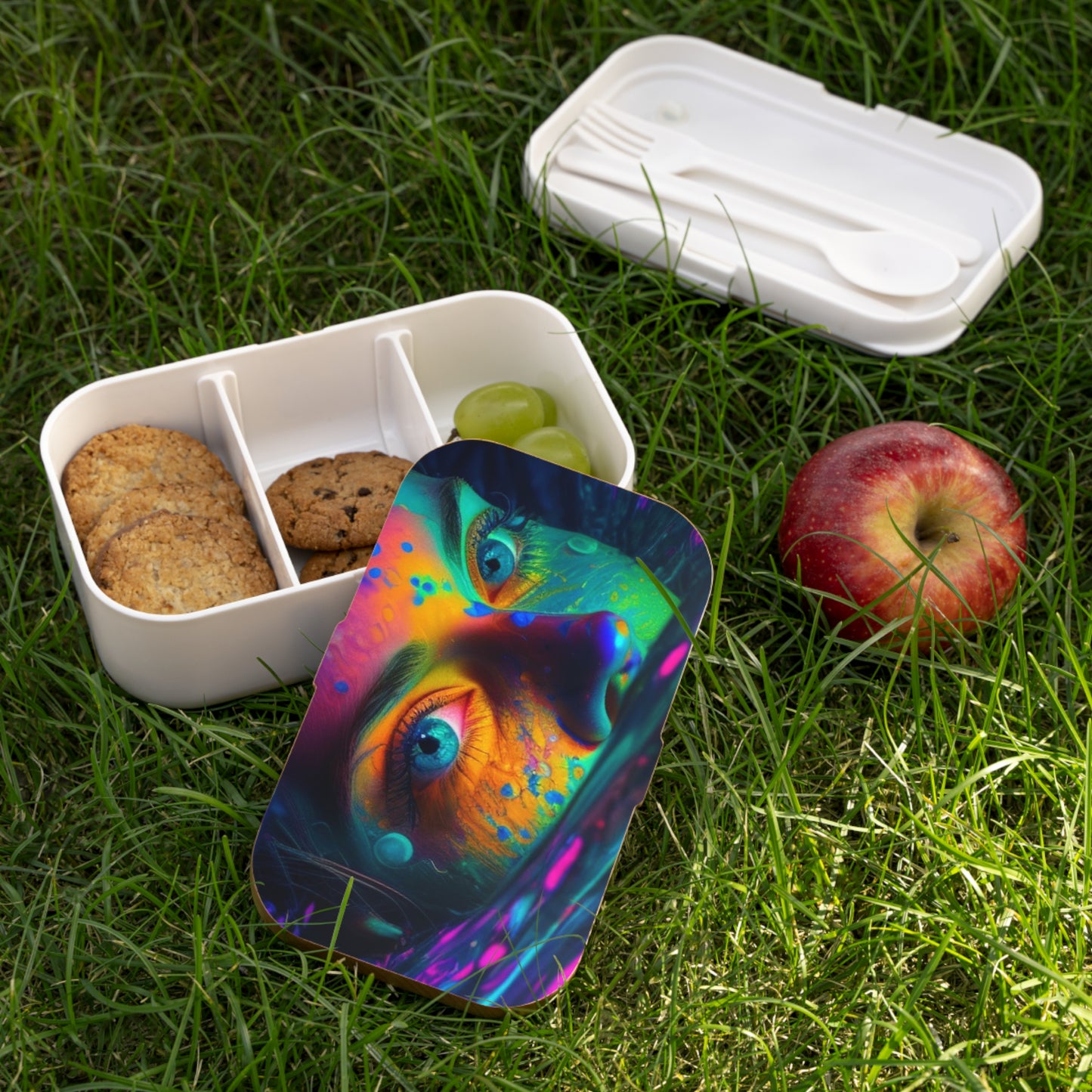 Bento Lunch Box Florescent Glow 3