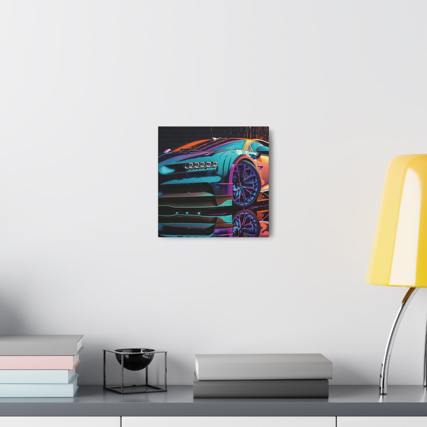 Canvas Gallery Wraps Bugatti Neon Chiron 1