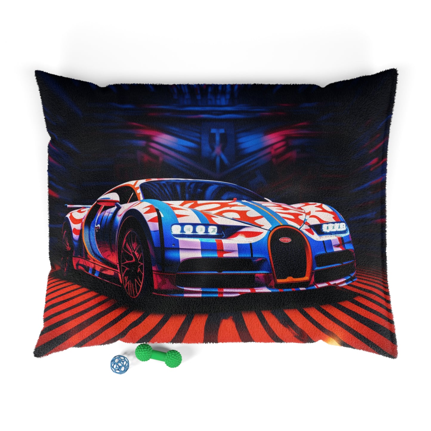Pet Bed Macro Bugatti American Flag 1