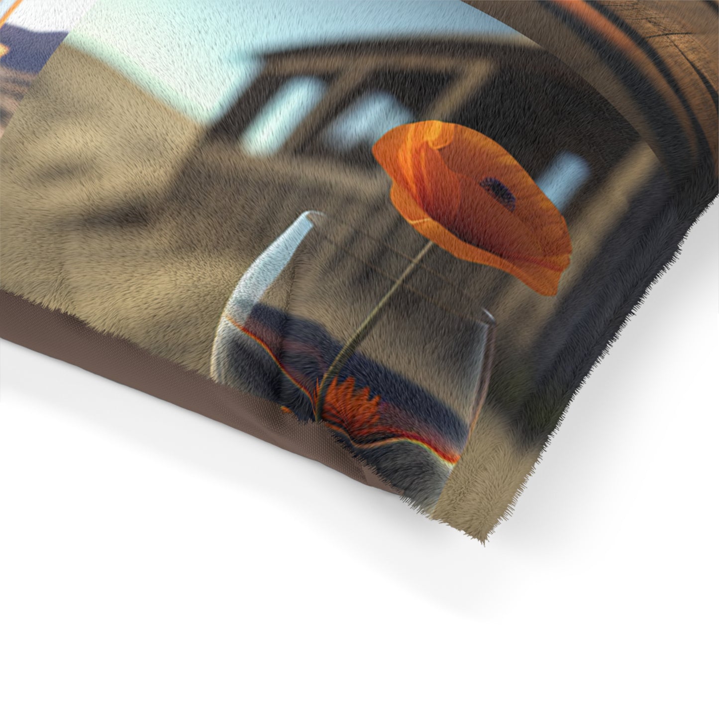 Pet Bed Poppy in a Glass Vase 5