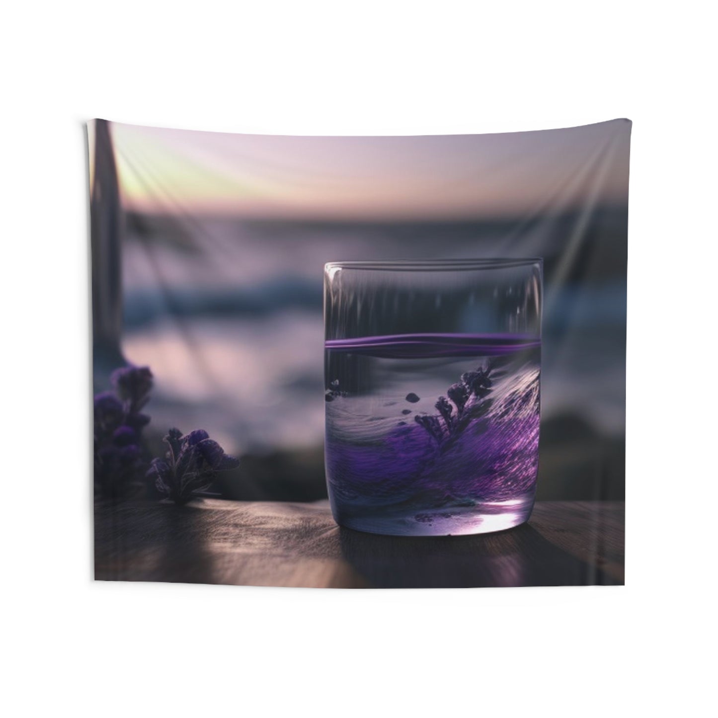 Indoor Wall Tapestries Lavender in a vase 4