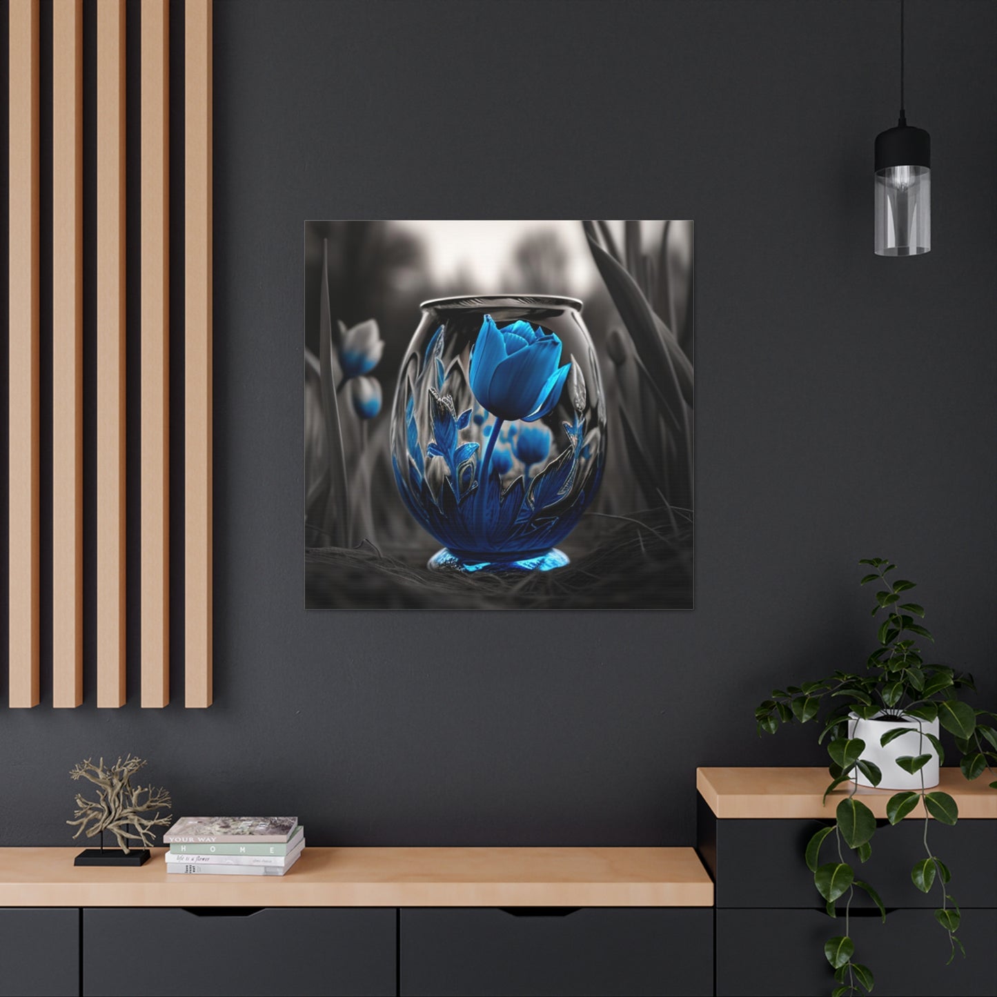 Canvas Gallery Wraps Tulip Blue 2