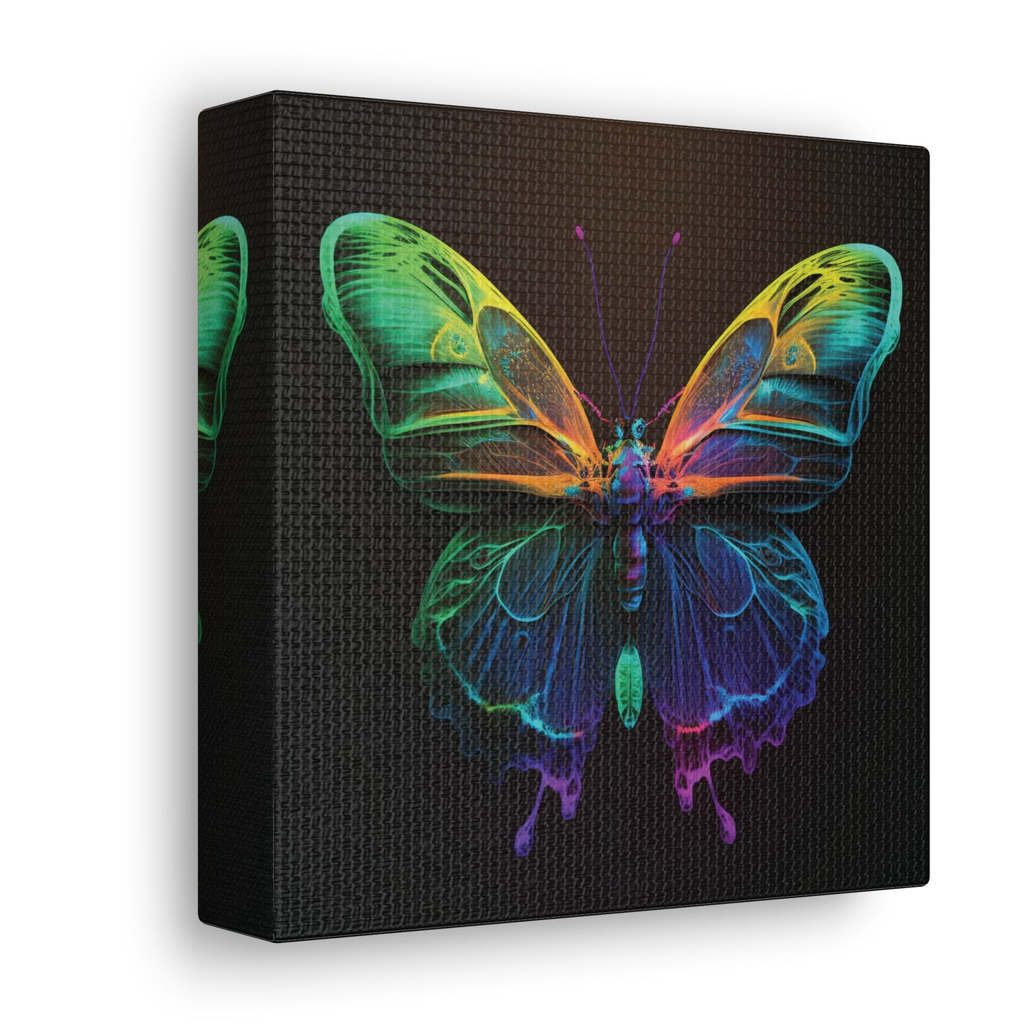 Canvas Gallery Wraps Raw Hyper Color Butterfly 3