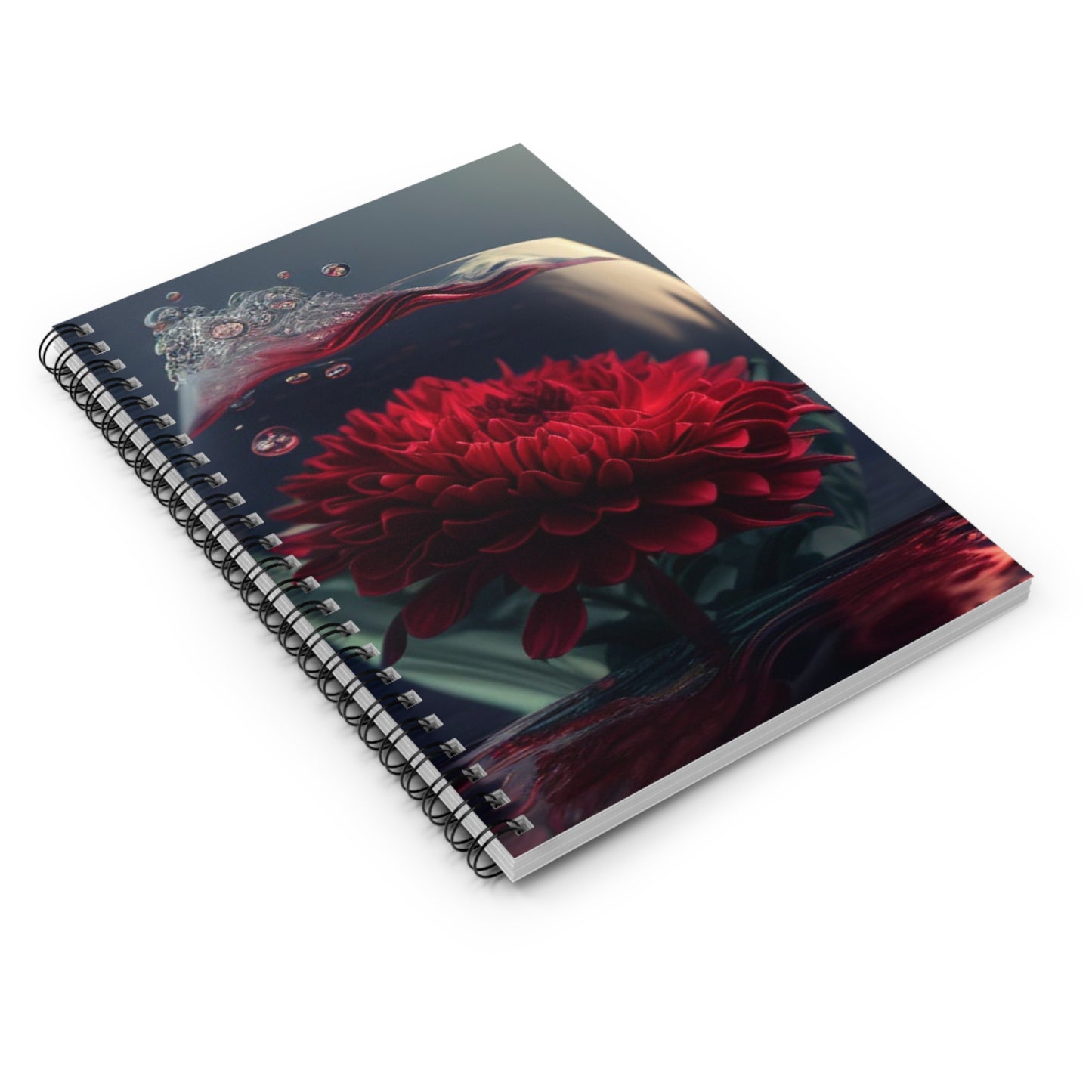 Spiral Notebook - Ruled Line Chrysanthemum 1