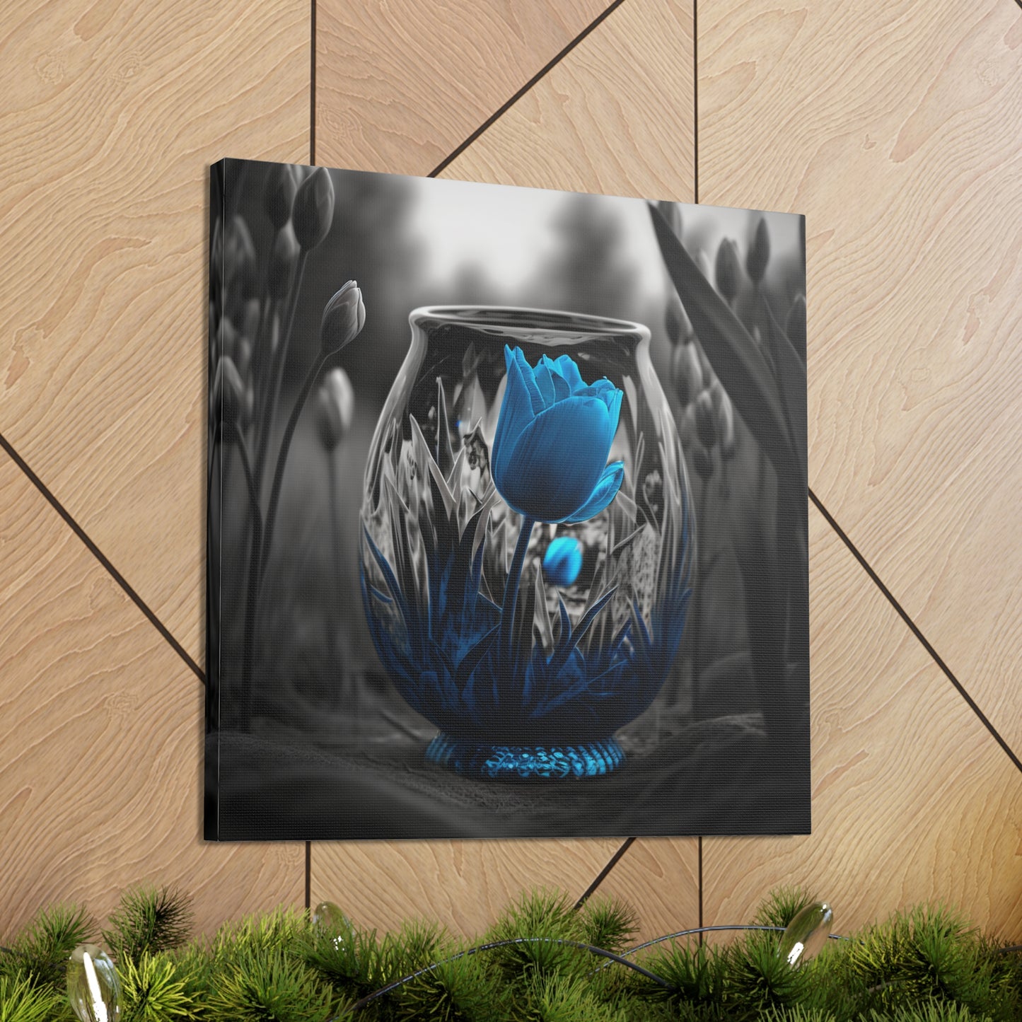 Canvas Gallery Wraps Tulip Blue 6