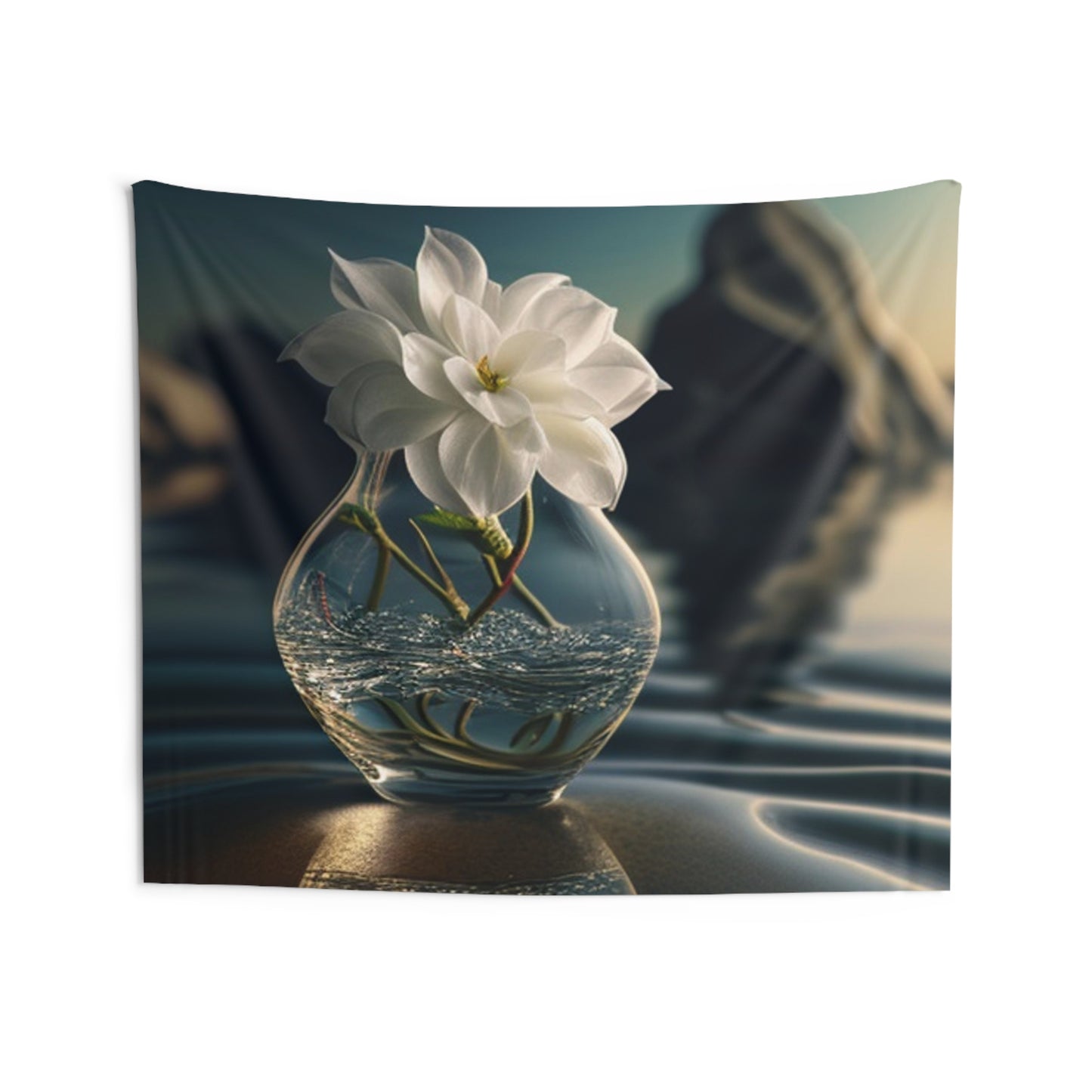 Indoor Wall Tapestries Jasmine glass vase 4