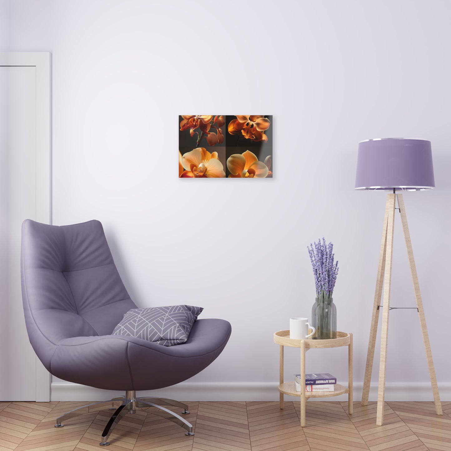 Acrylic Prints Orange Orchid 5