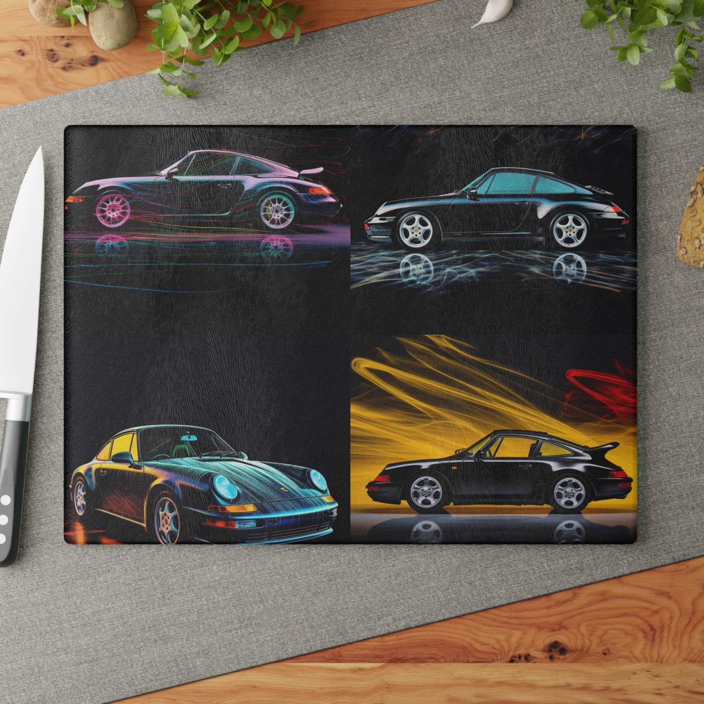 Glass Cutting Board Porsche 933 5