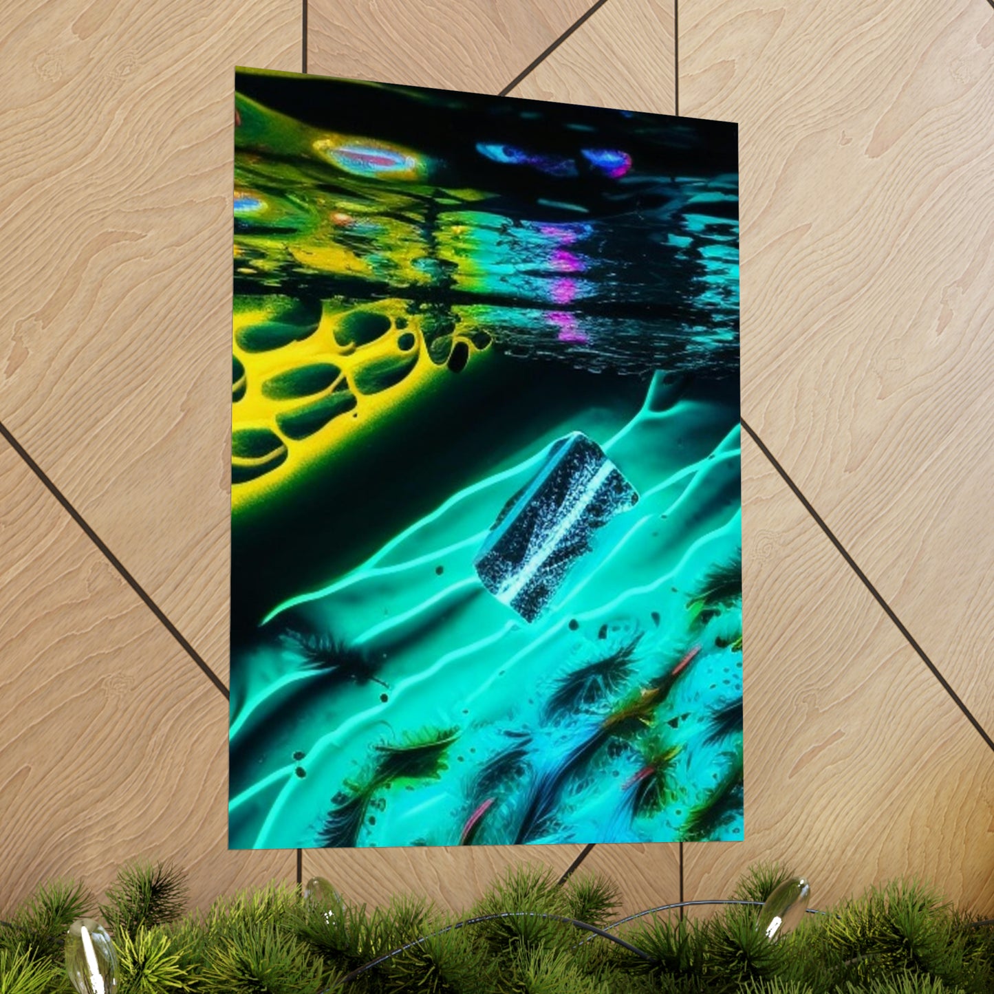 Premium Matte Vertical Posters Florescent Glow 2