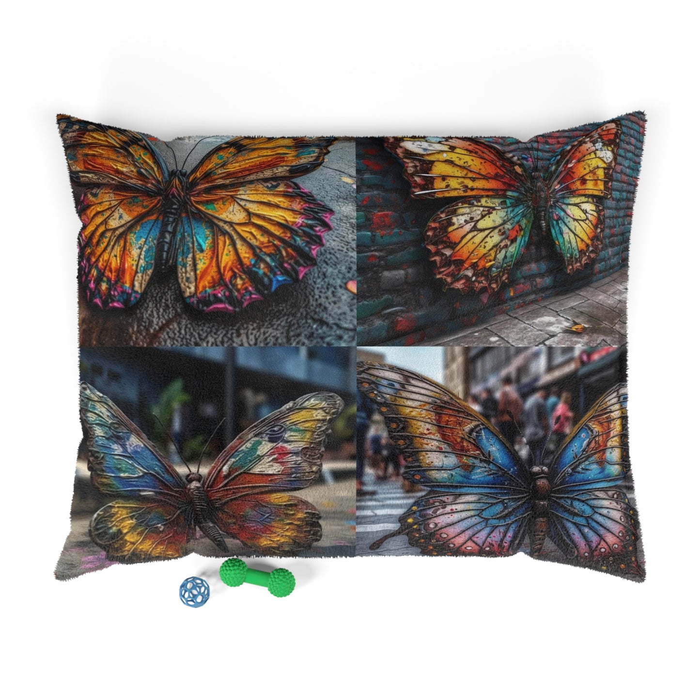 Pet Bed Liquid Street Butterfly 5