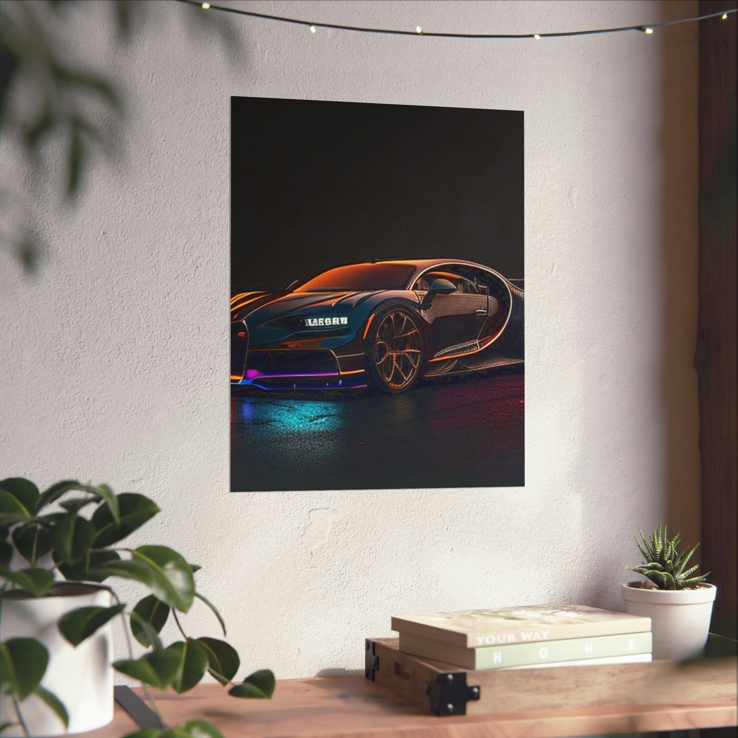 Premium Matte Vertical Posters Bugatti Chiron Super 4