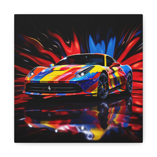 Canvas Gallery Wraps Hyper Colorfull Ferrari 1